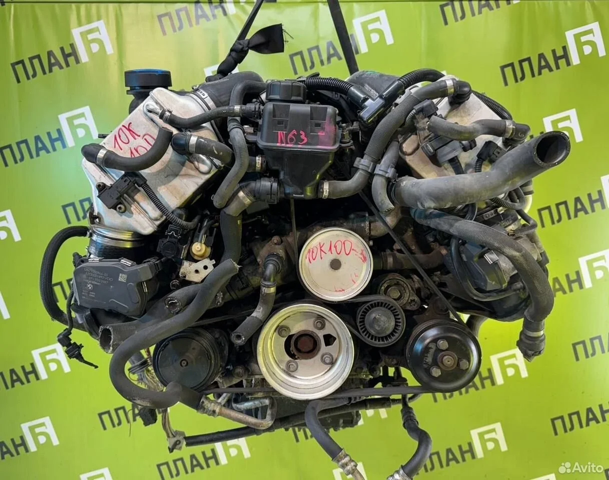 Двигатель bmw x6 e71 4.4l n63b44a 4wd 2008-2014