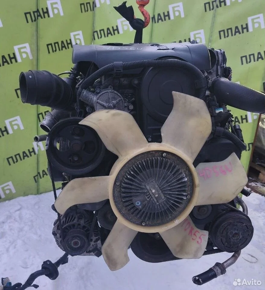 Двигатель mitsubishi pajero 4 2.5l 4d56 4d56u di-d