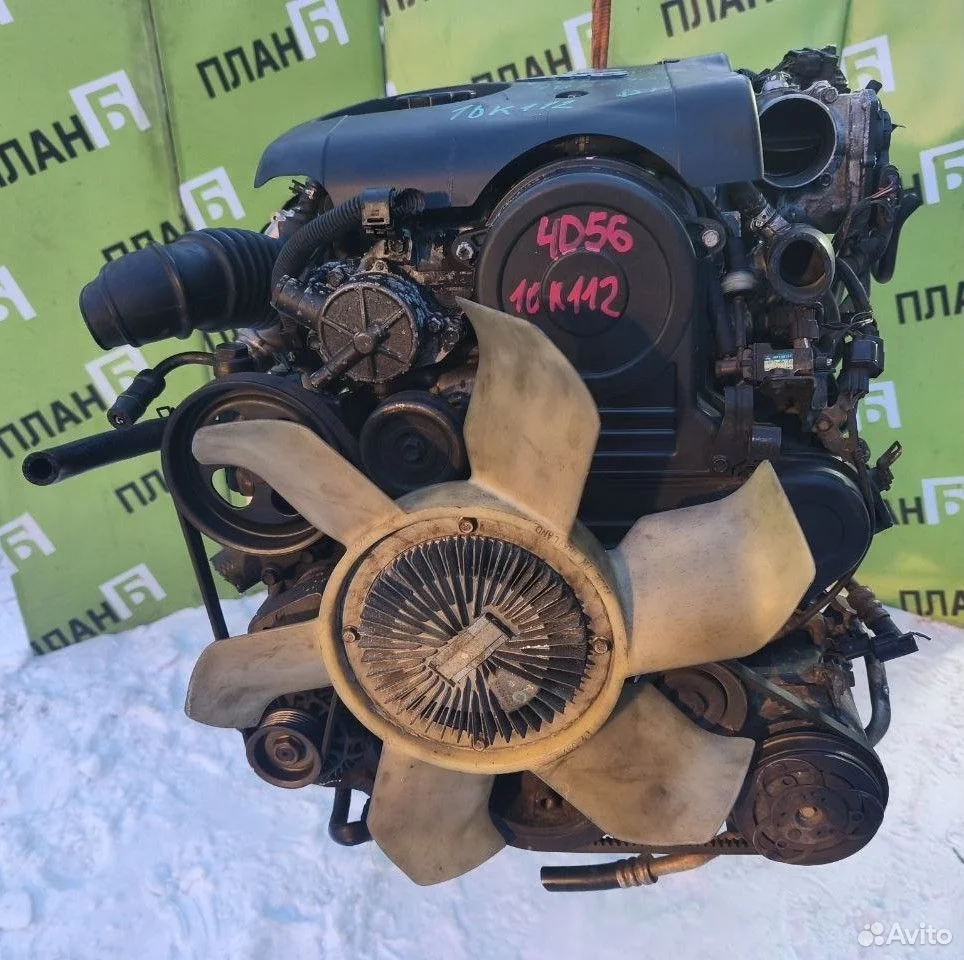 Двигатель mitsubishi pajero 4 2.5l 4d56 4d56u di-d