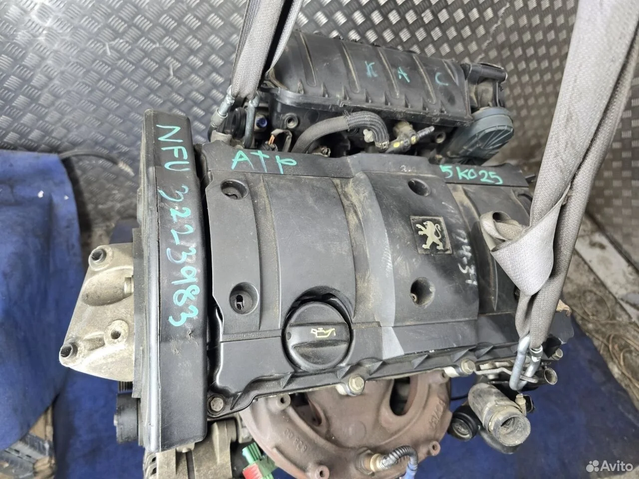 Двигатель peugeot 307 citroen c4 1.6 nfu с навесны