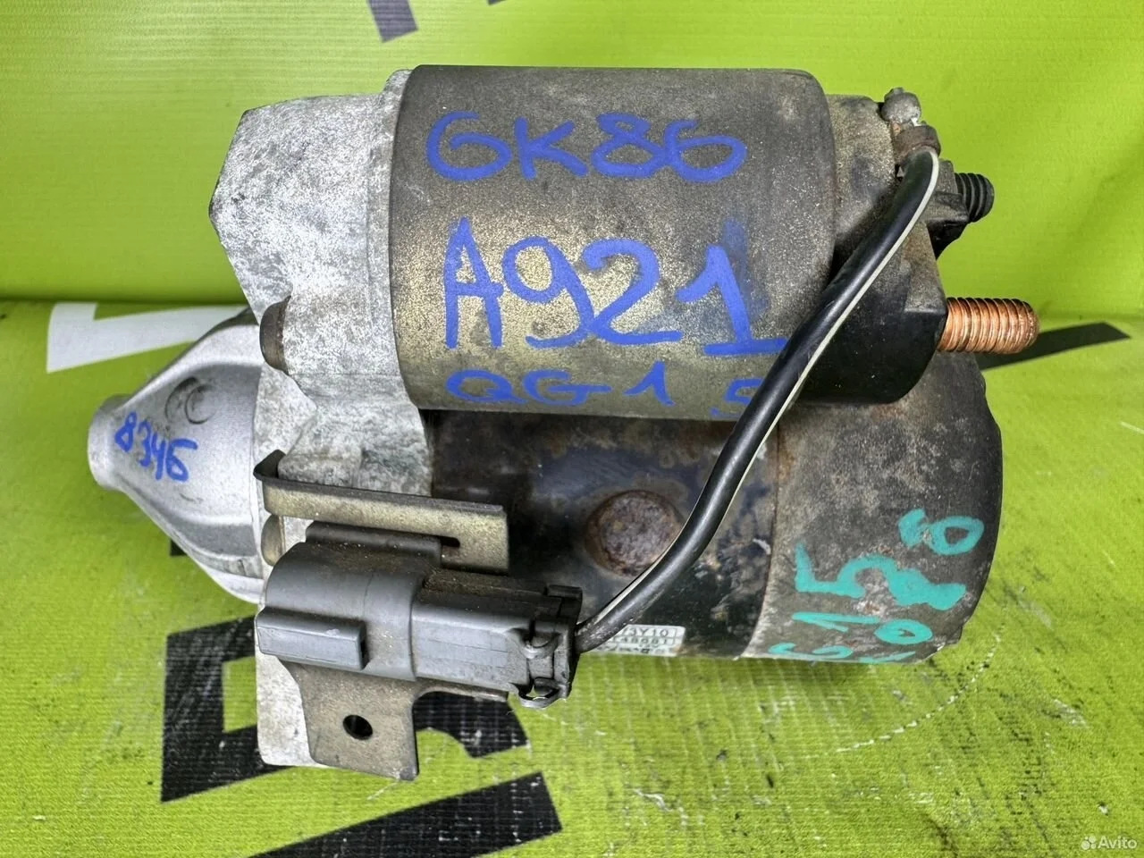 Стартер nissan almera pulsar qg15 qg16 1995-2005