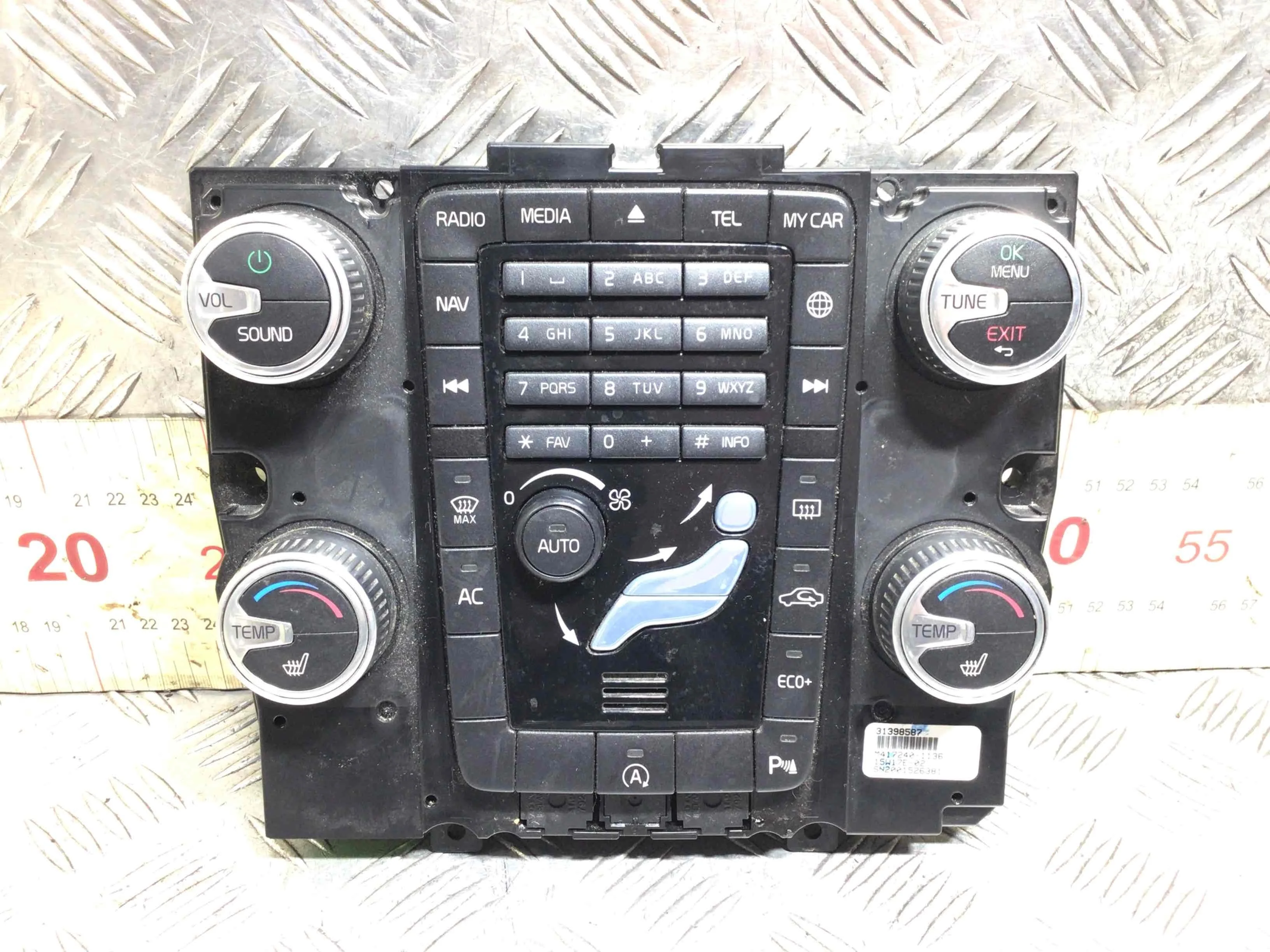 Блок управления печки/климат-контроля Volvo V70 3 поколение (рестайлинг) (2013-2026) дизель 2.0 TD Автомат