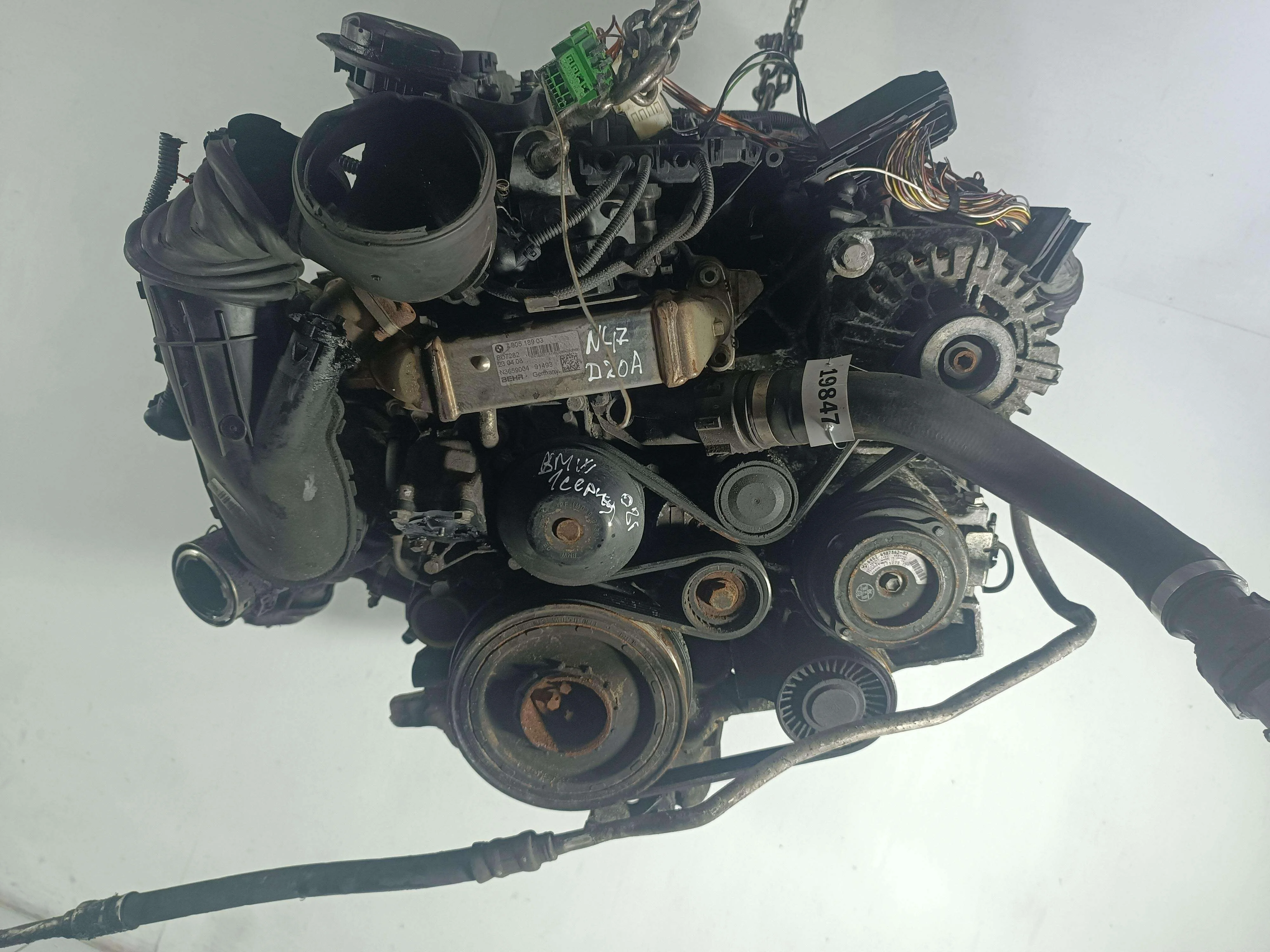 двигатель BMW 1 серия 2.0 дизель 2008