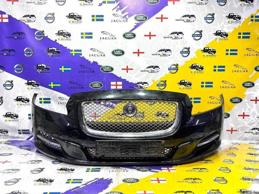 Бампер Jaguar XJ X351 2009-2016 черный Дефект XJ X351 (2009—2015)