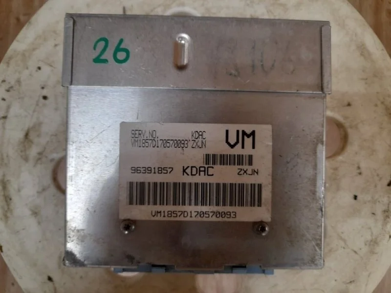 Эбу двигателя Chevrolet Lanos 2002-2009 96391857