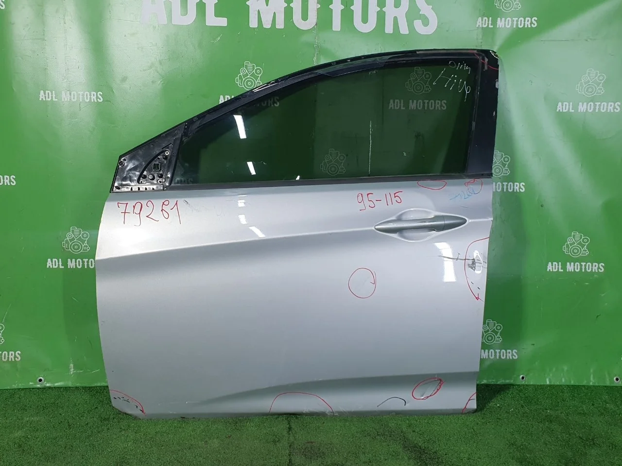 Дверь Hyundai Solaris 2010-2017 760034L000, передняя левая