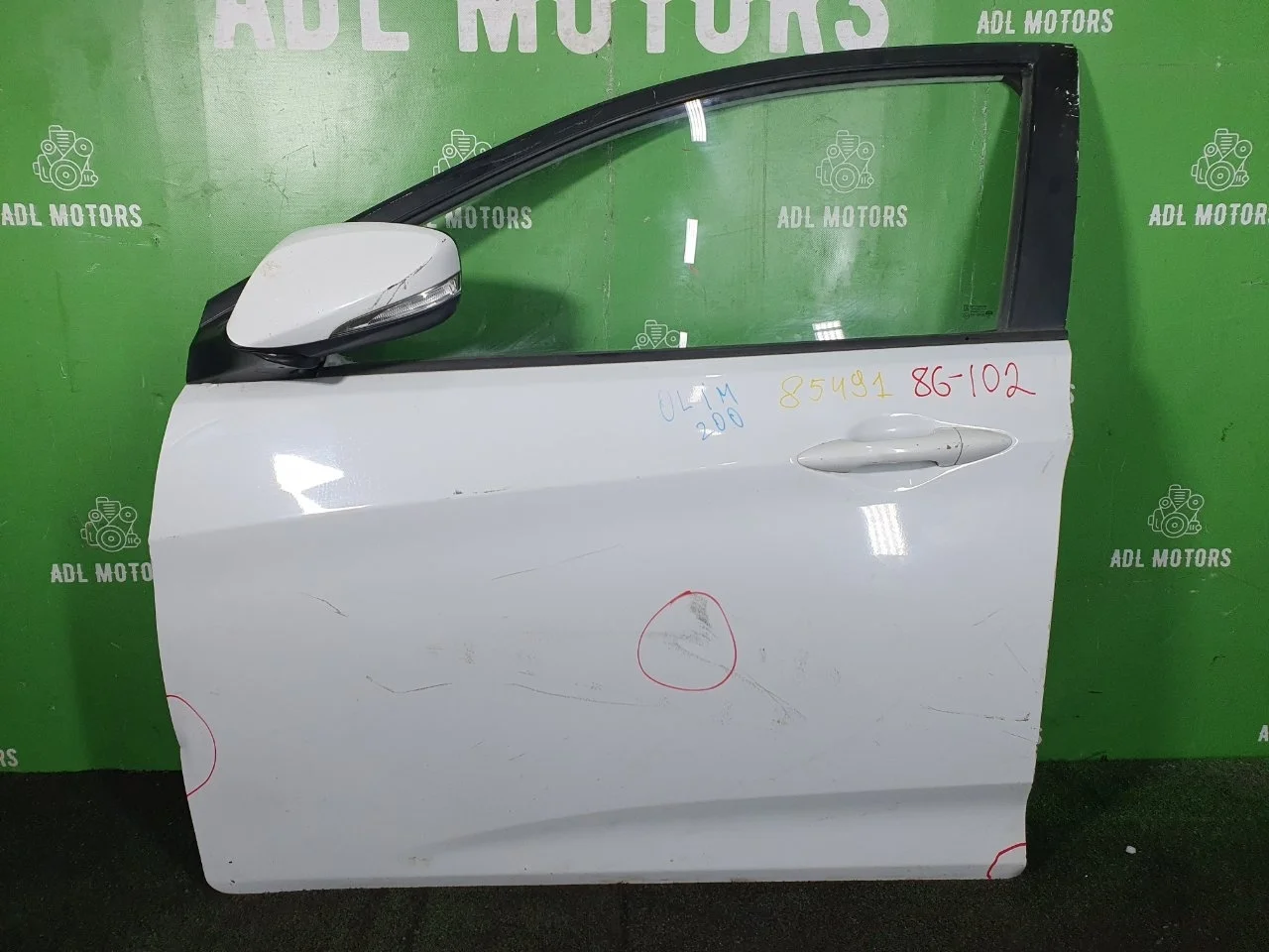 Дверь Hyundai Solaris 2010-2017 760034L000, передняя левая