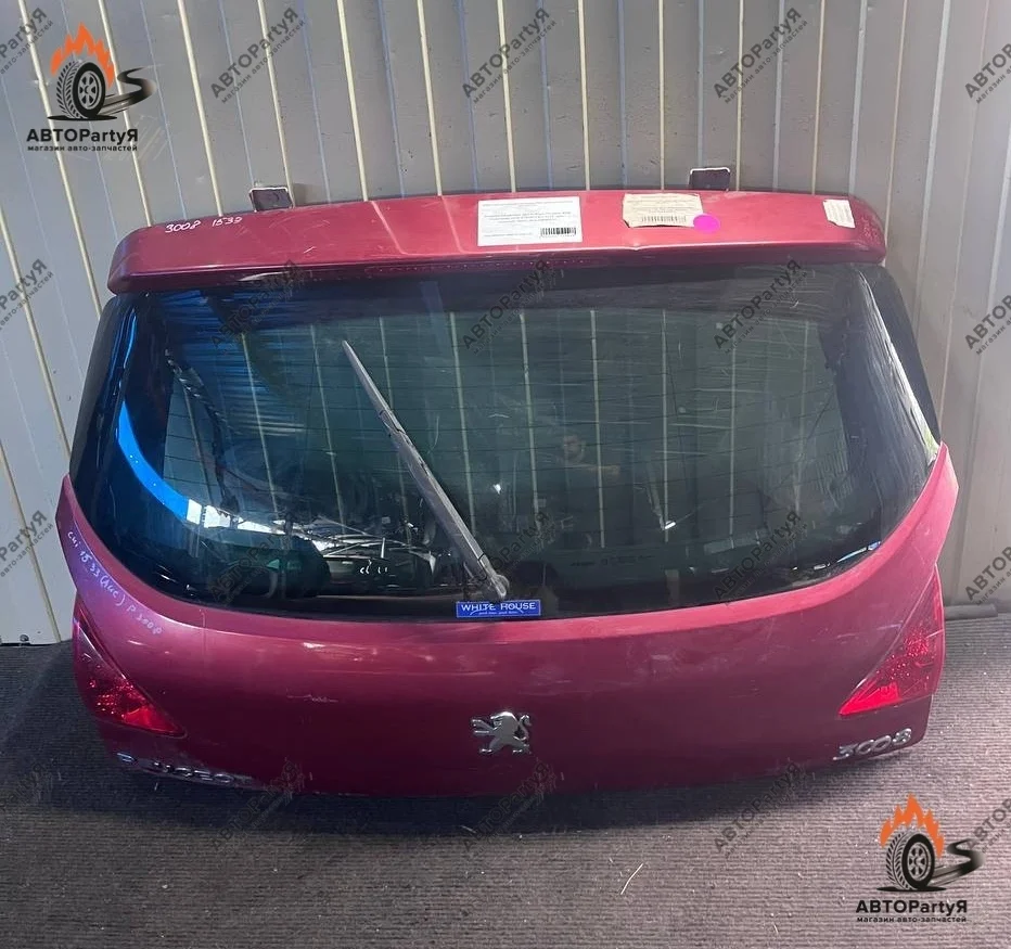 Крышка багажника задняя  в сборе  Peugeot 3008