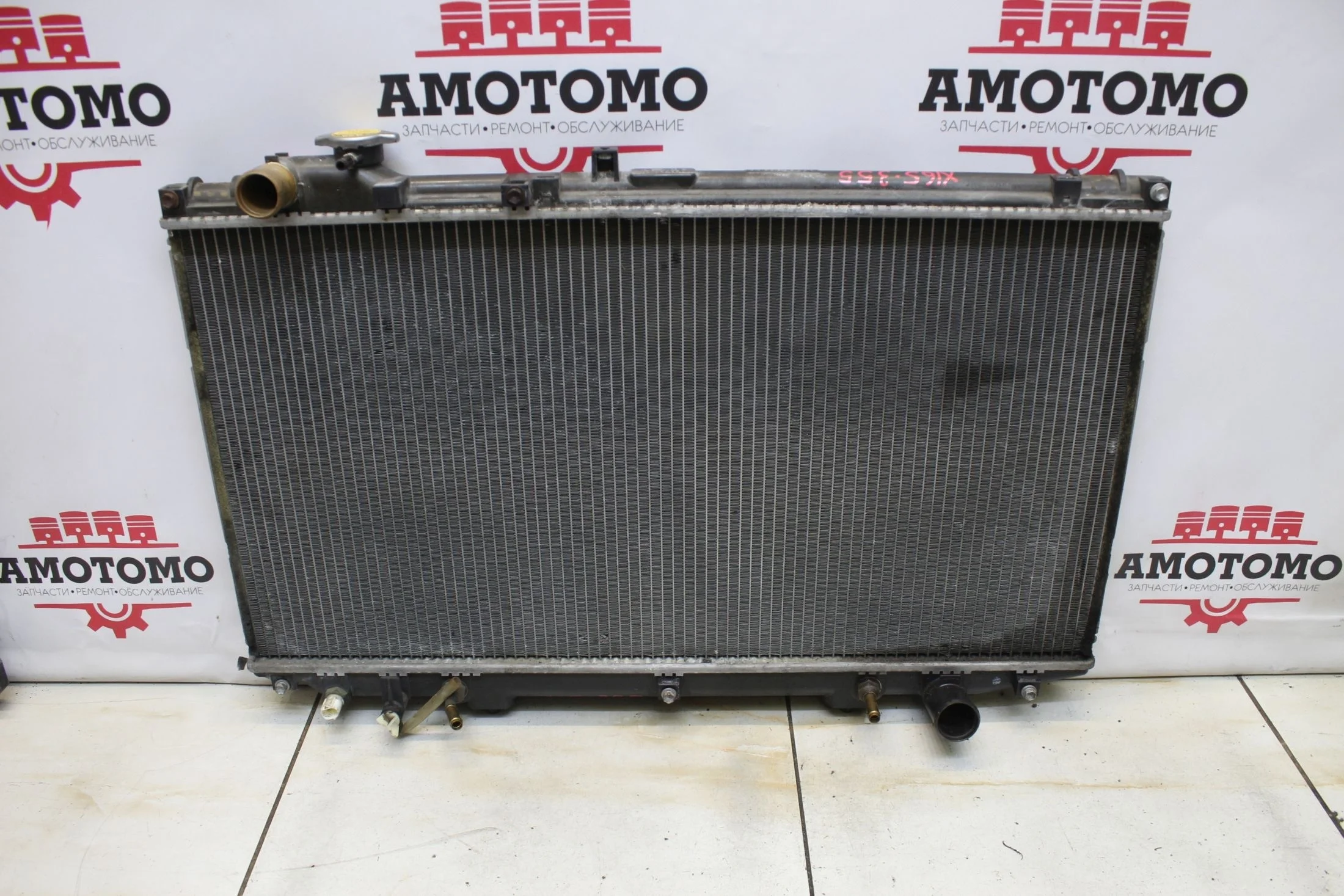 Радиатор ДВС Toyota Aristo JZS160 2JZGE 2001 Оригинал Контрактная