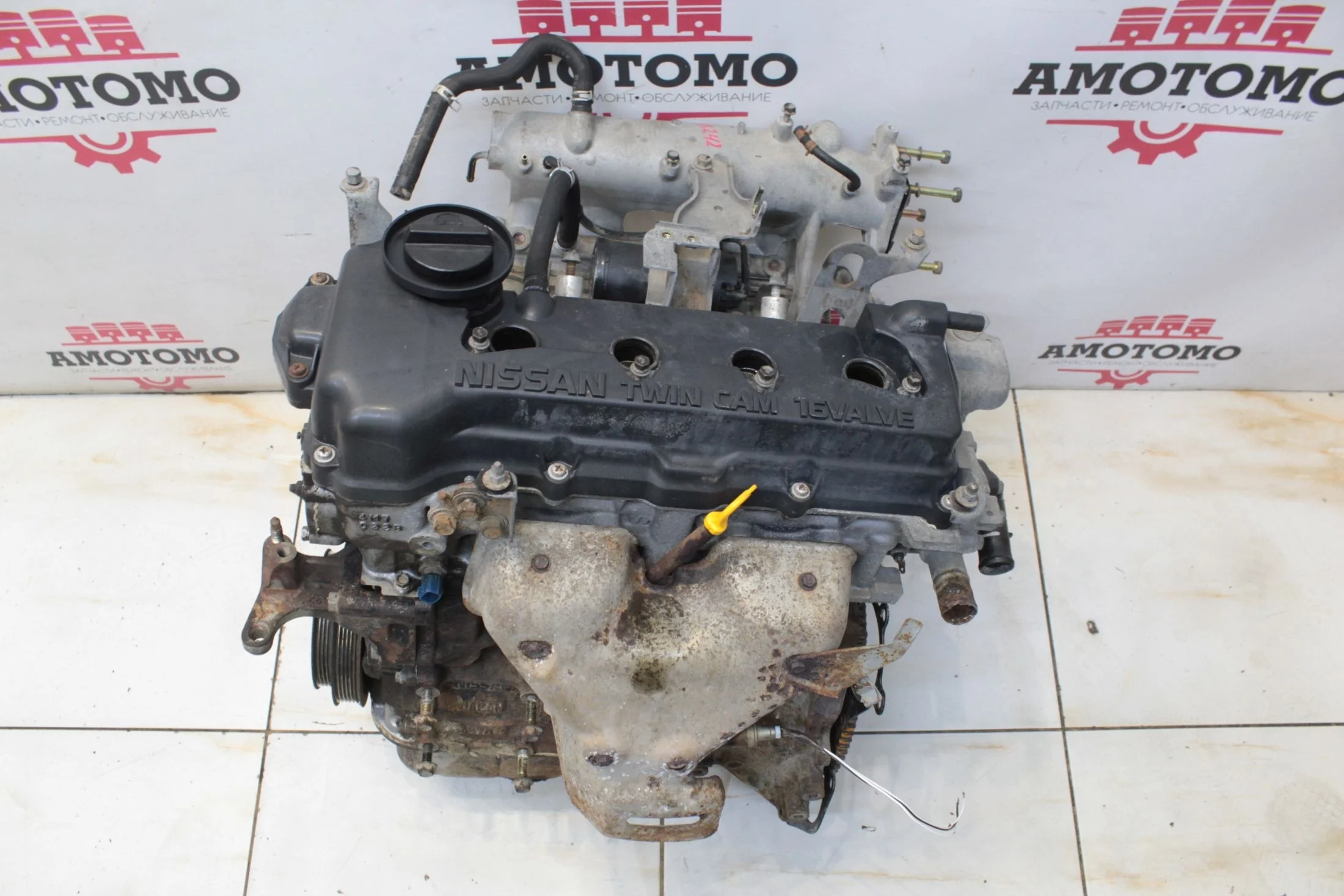 Двигатель Nissan Tino V10 QG18DE 1999