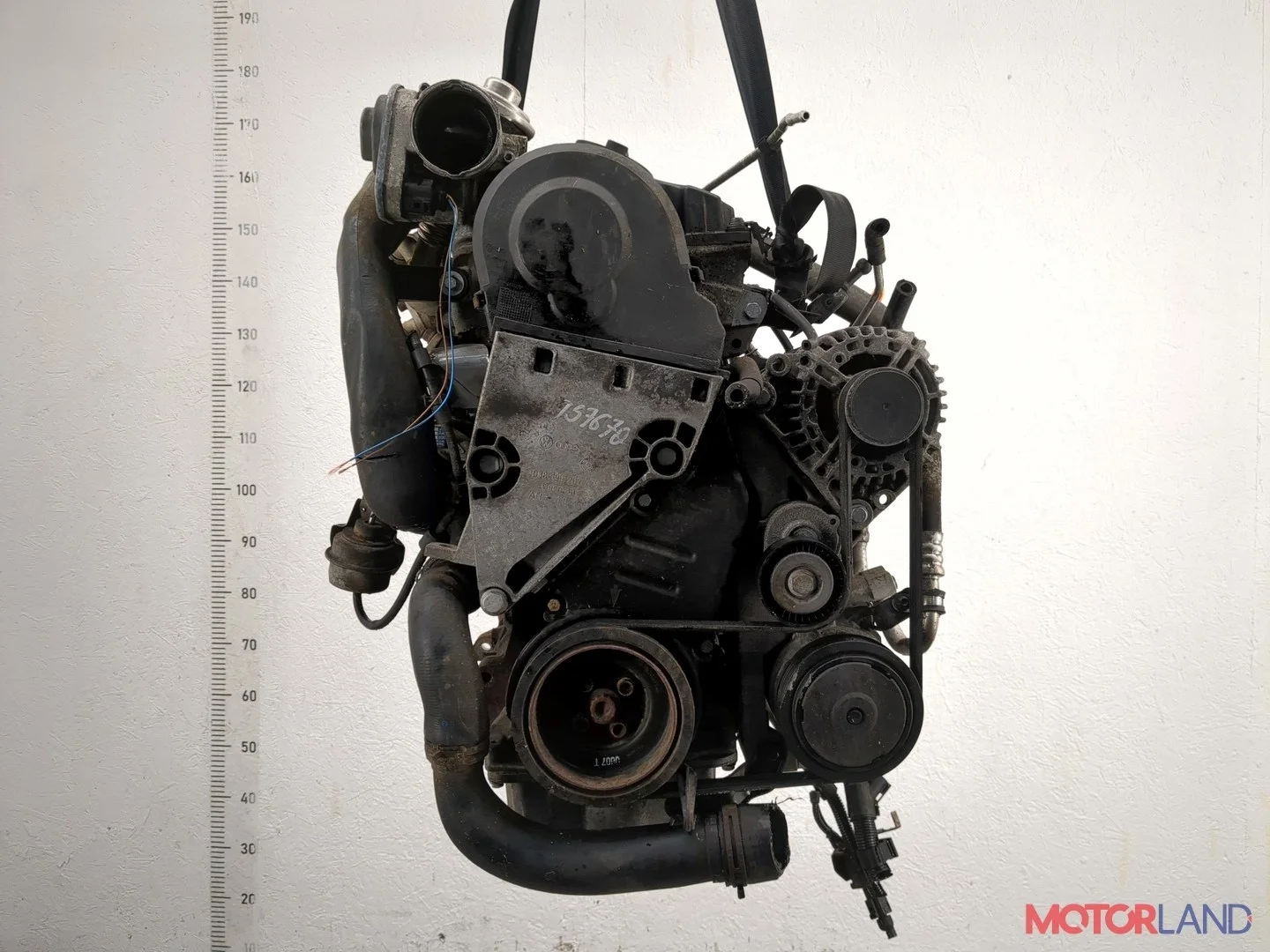 Двигатель (ДВС) Skoda Fabia 1999-2007 КПП 5-ст.мех.(МКПП) AXR Дизель 1.9 л TDI