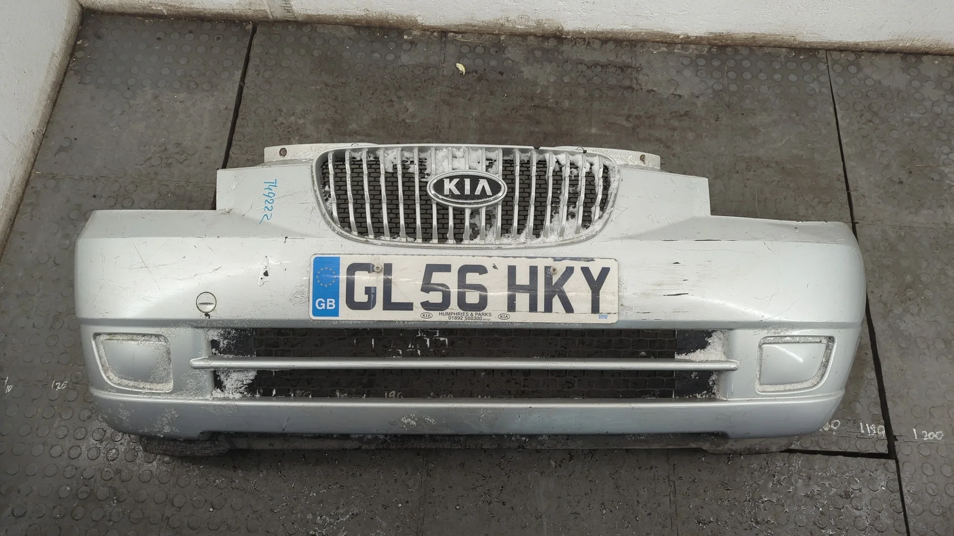 Бампер Kia Picanto 2004-2011 Хэтчбэк 5 дв. КПП 5-ст.мех.(МКПП) G4HG Бензин 1.1 л Инжектор