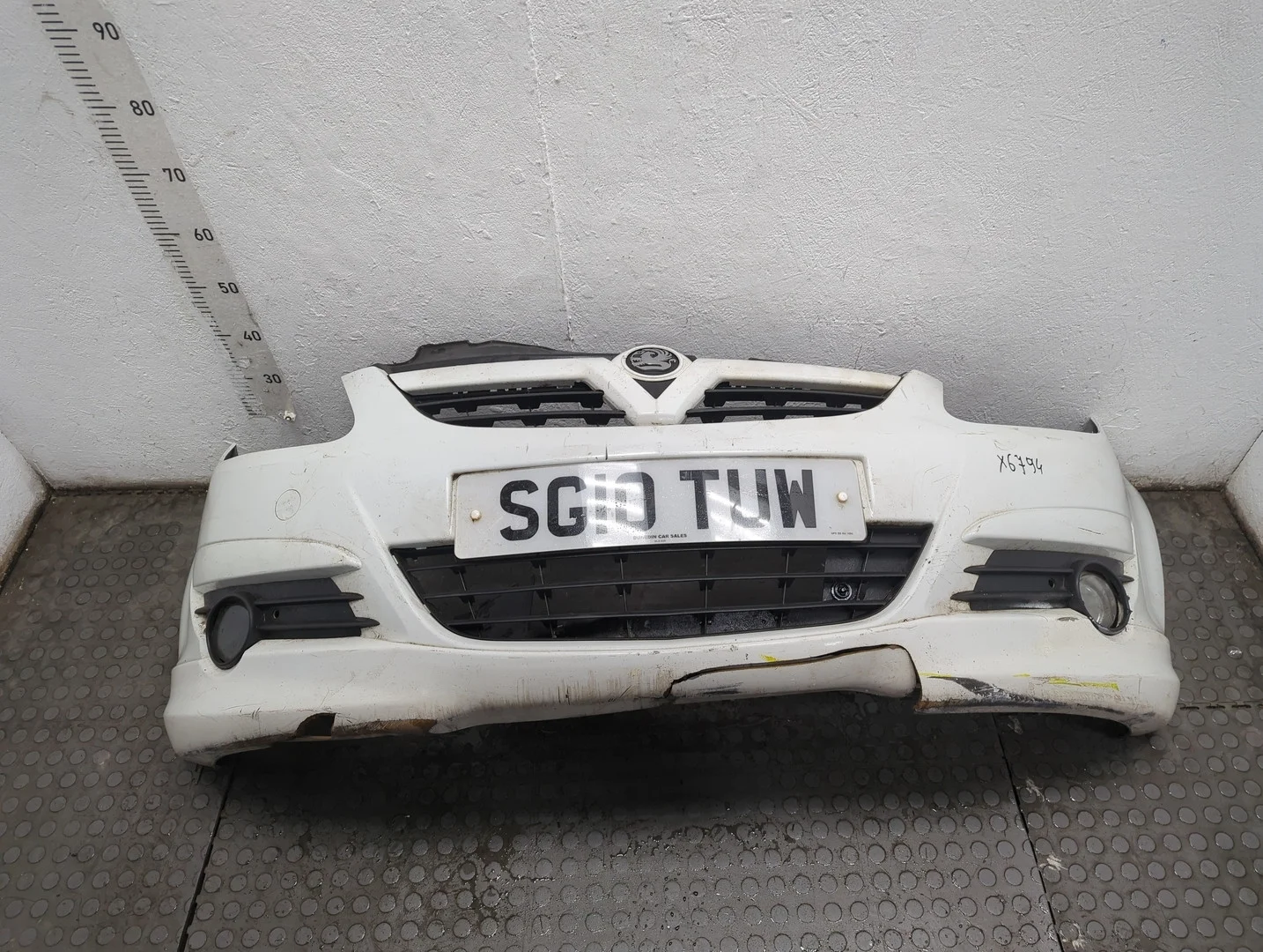 Бампер Opel Corsa D 2006-2014 Хэтчбэк 3 дв. КПП 5-ст.мех.(МКПП) A12XER Бензин 1.2 л Инжектор