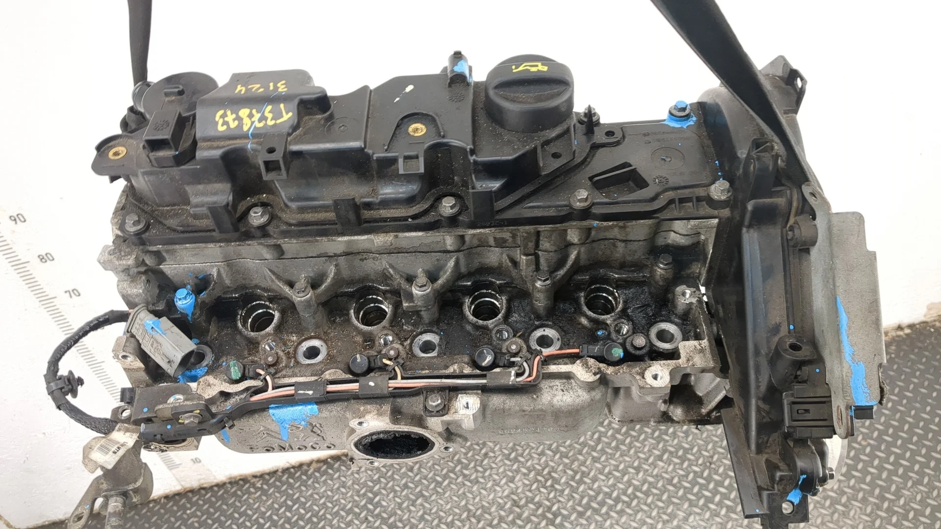 Головка блока (ГБЦ) Citroen C4 2010-2020 Хэтчбэк 5 дв. КПП 5-ст.мех.(МКПП) 9HP Дизель 1.6 л HDI