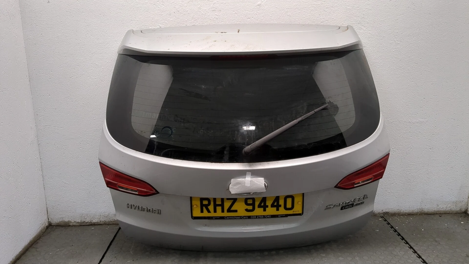 Крышка (дверь) багажника Hyundai Santa Fe 2012-2018 Джип (5-дверный) КПП автомат 4х4 (АКПП) D4HB Дизель 2.2 л CRDi