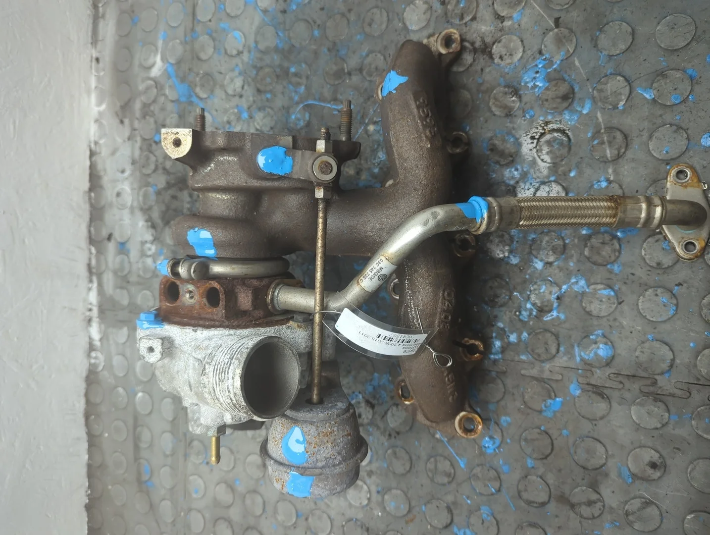 Турбина Seat Ibiza 4 2008-2015 Хэтчбэк 3 дв. КПП-робот (РКПП) CAVE Бензин 1.4 л TSI