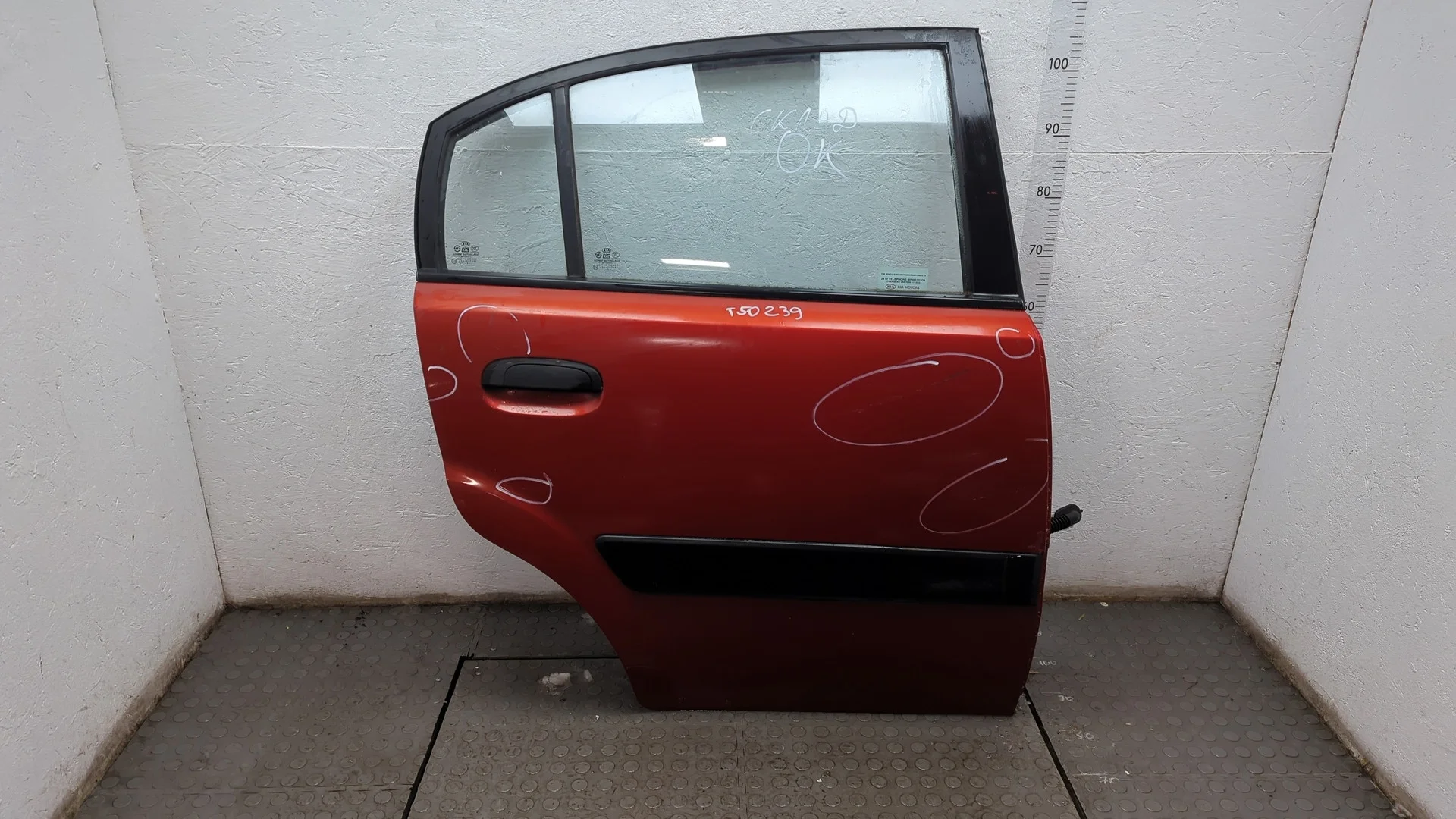 Дверь боковая (легковая) Kia Rio 2005-2011 Хэтчбэк 5 дв. КПП 5-ст.мех.(МКПП) D4FA Дизель 1.5 л CRDi