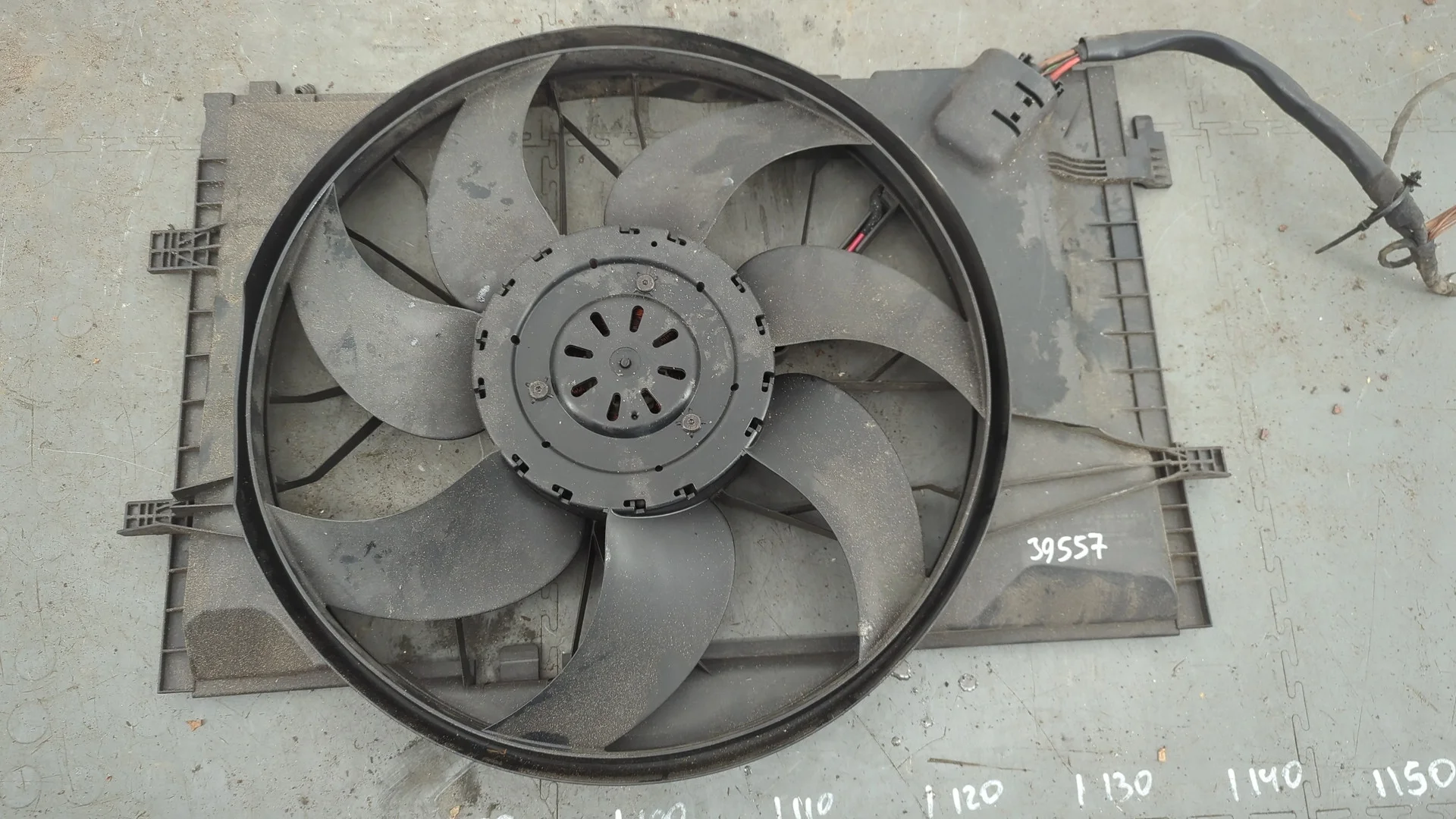 Вентилятор радиатора Mercedes-Benz C W203 2000-2008 Купе КПП 6-ст.мех.(МКПП) OM 646.963 Дизель 2.2 л CDI