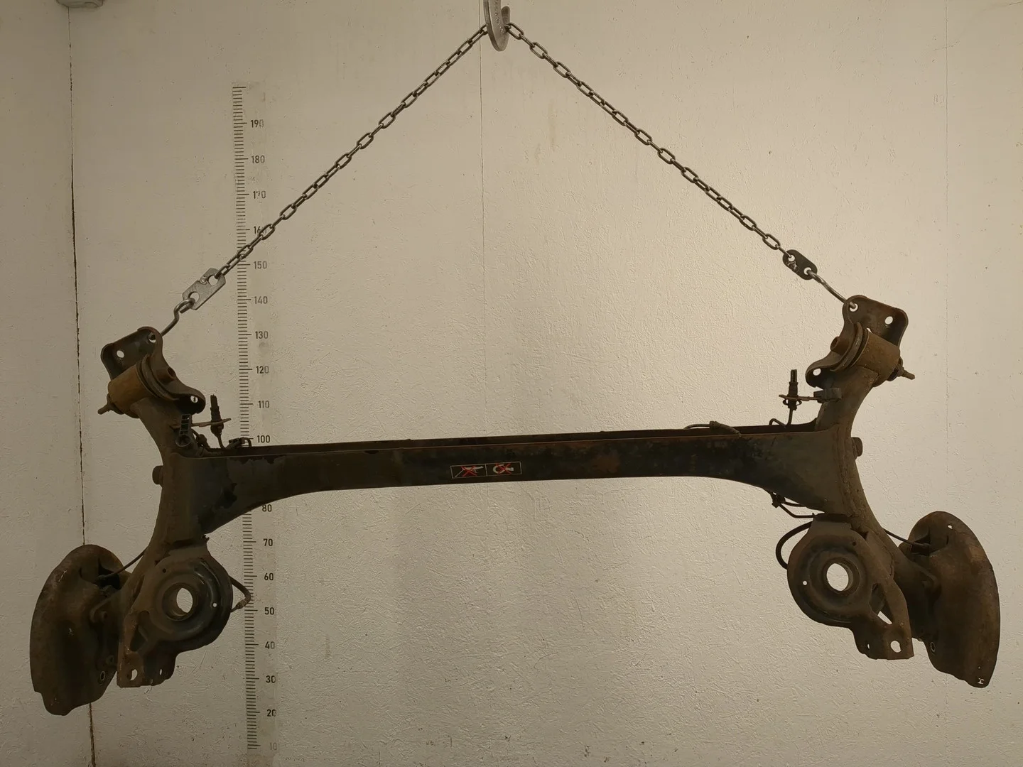 Балка подвески задняя Citroen C4 2004-2010 Хэтчбэк 3 дв. КПП 5-ст.мех.(МКПП) 9HY, 9HZ Дизель 1.6 л HDI