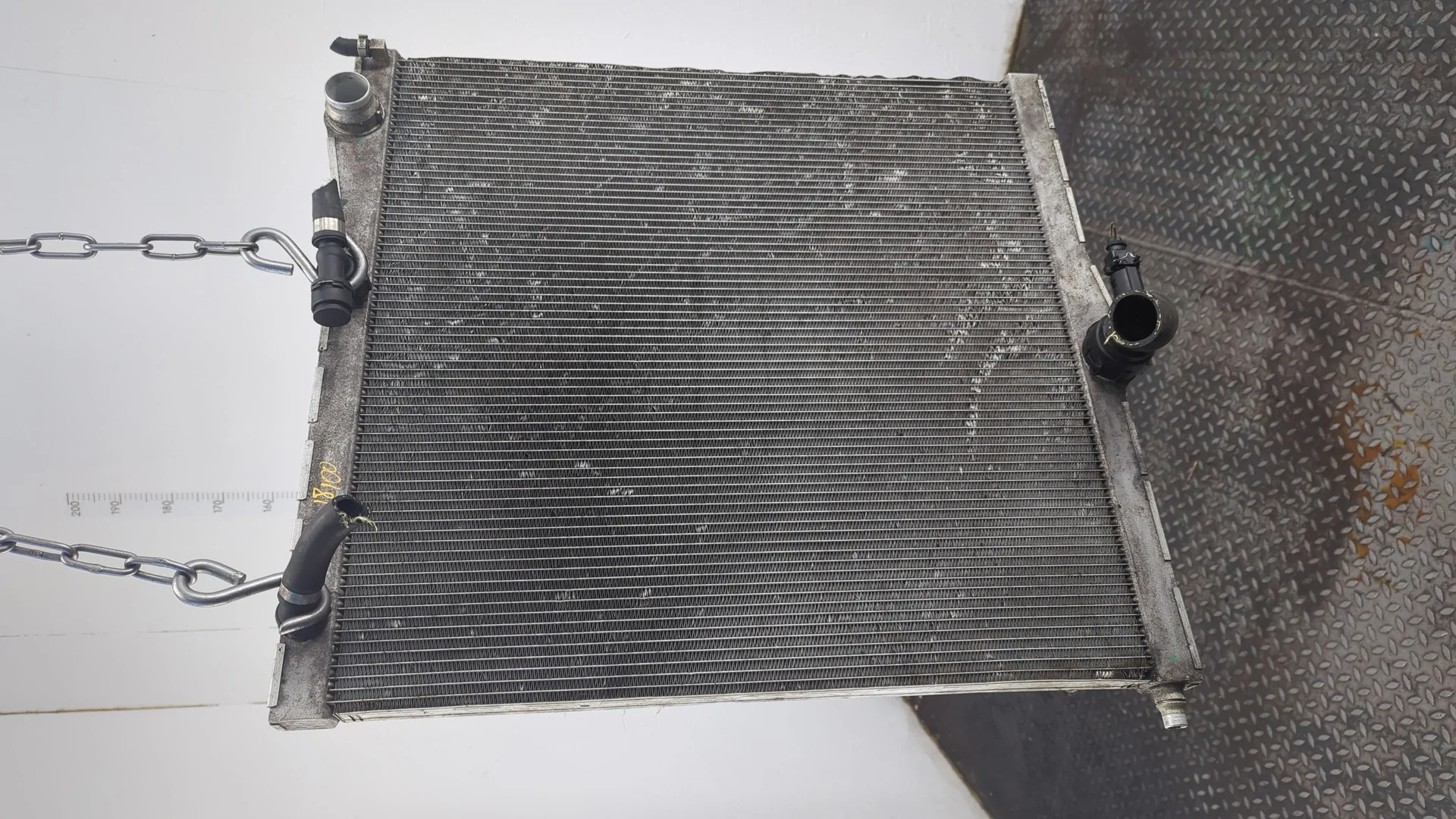 Радиатор охлаждения двигателя BMW X5 F15 2013-2018 Джип (5-дверный) КПП автомат 4х4 (АКПП) N63B44B Бензин 4.4 л Турбо-инжектор