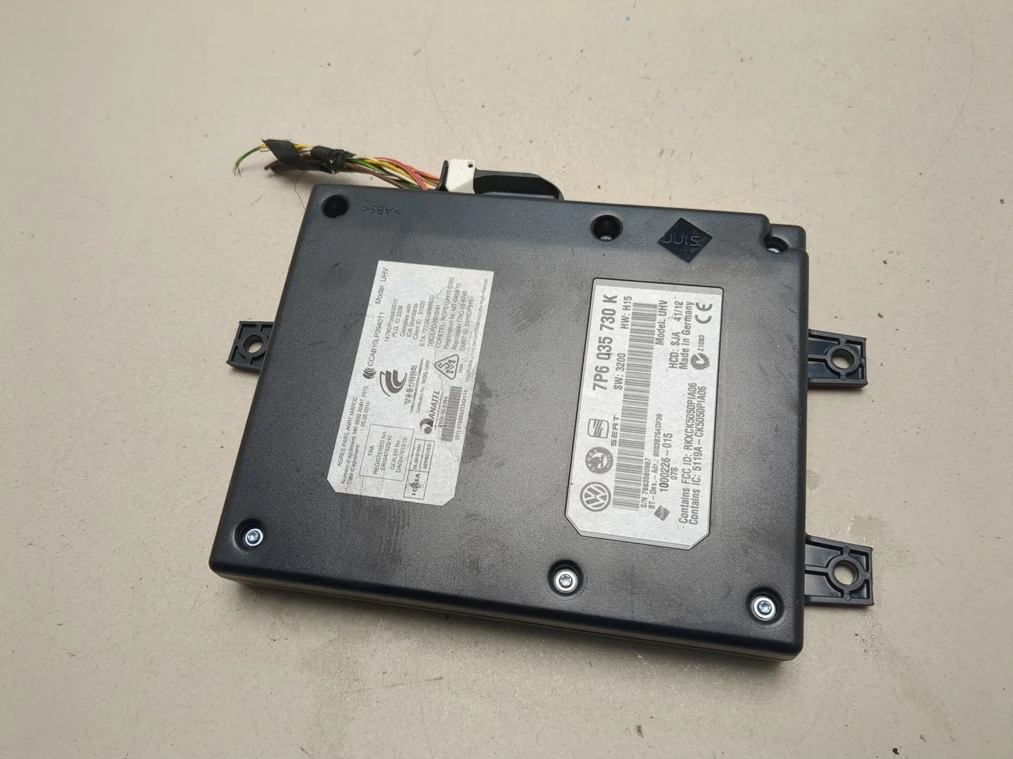 Блок управления Bluetooth Volkswagen Passat 7 2010-2019 Америка Седан КПП автомат (АКПП) CDVB Бензин 3.6 л Инжектор