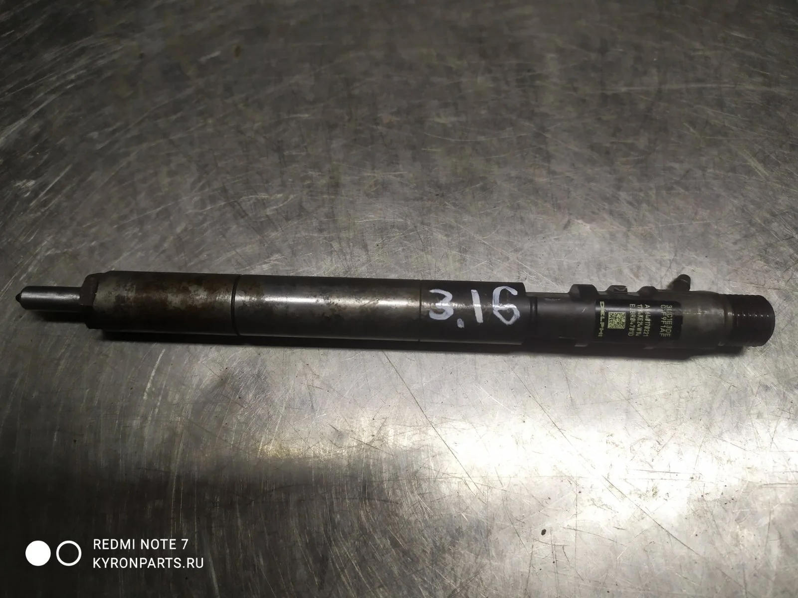 Форсунка delphi евро3 d20dt Ssangyong Kyron