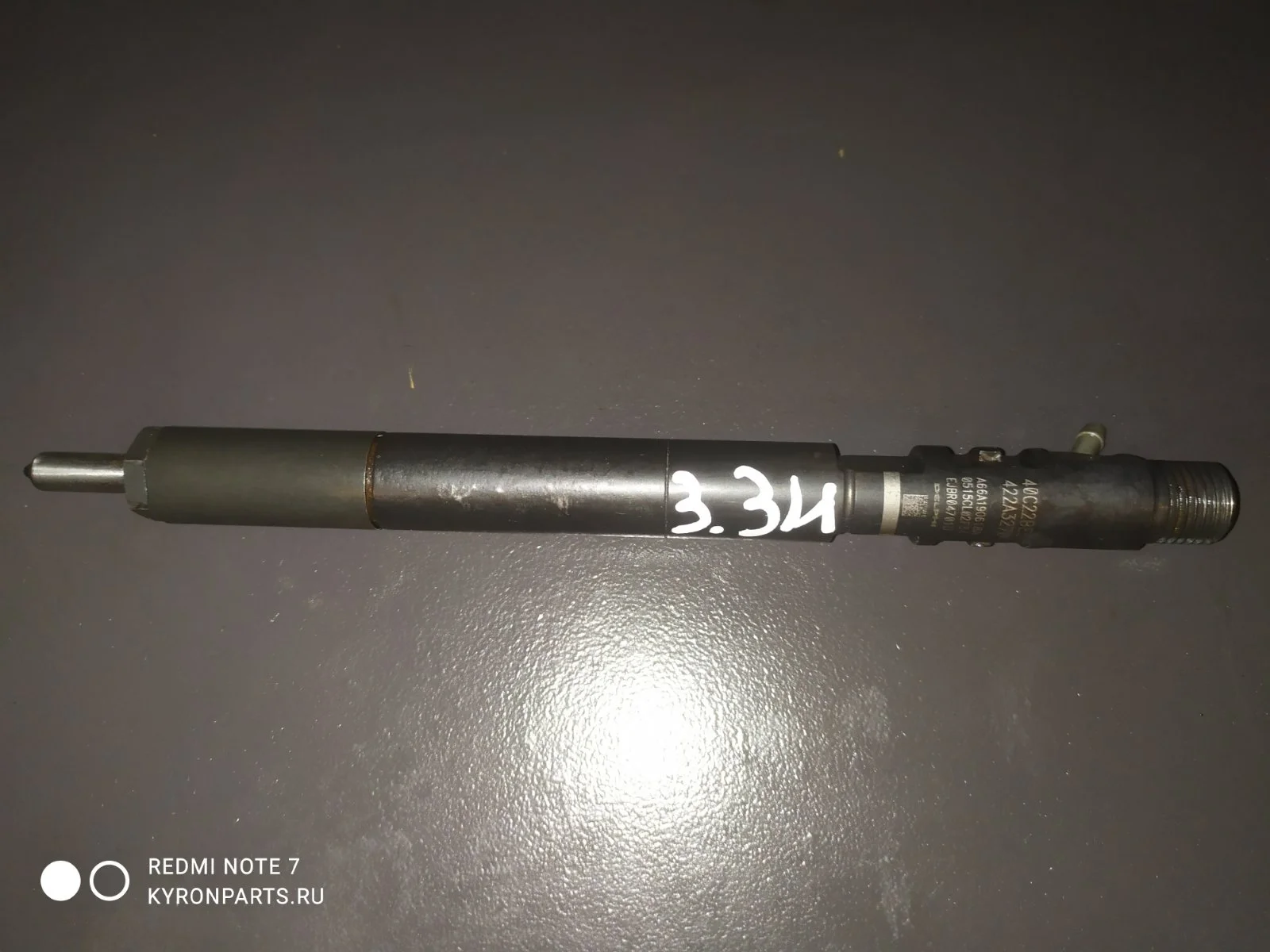 Форсунка delphi евро3 d20dt Ssangyong Kyron