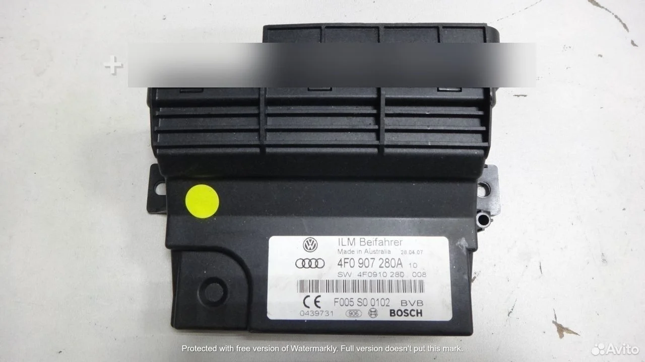 Блок управления бортовой сети audi a6 c6 4f