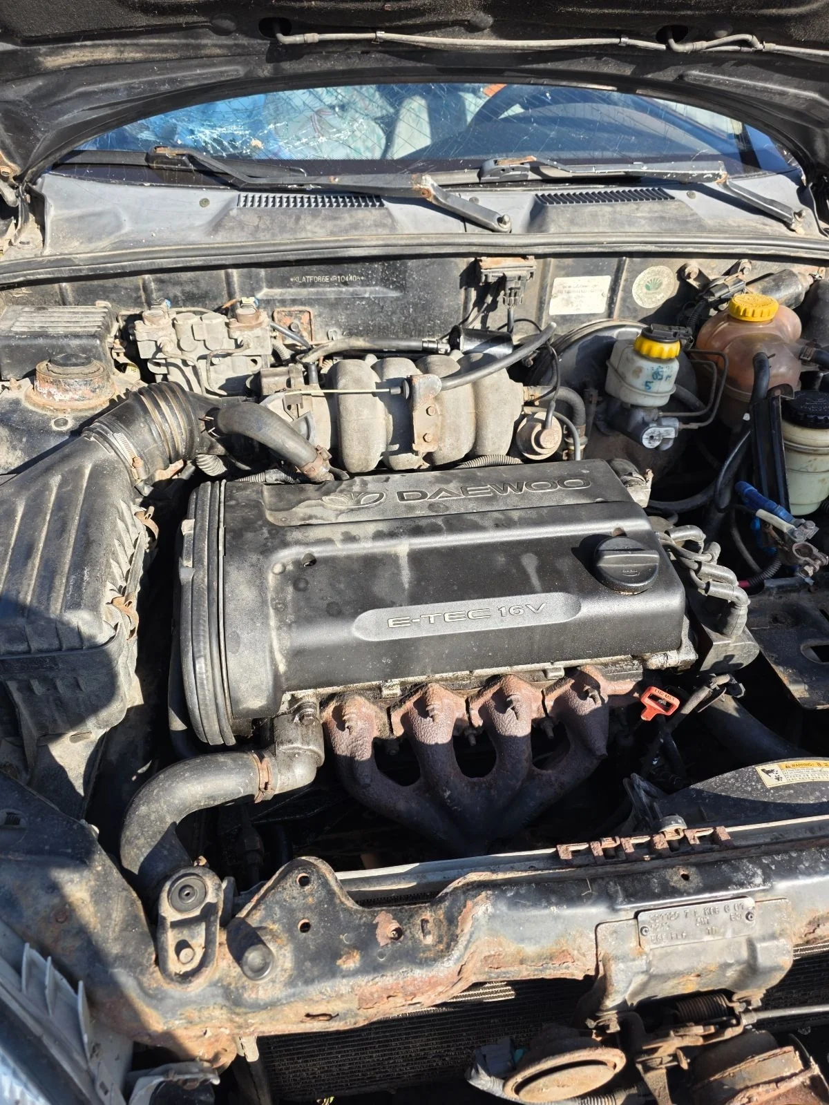 Двигатель A16DMS Daewoo Lanos T100 1.6 Бензин