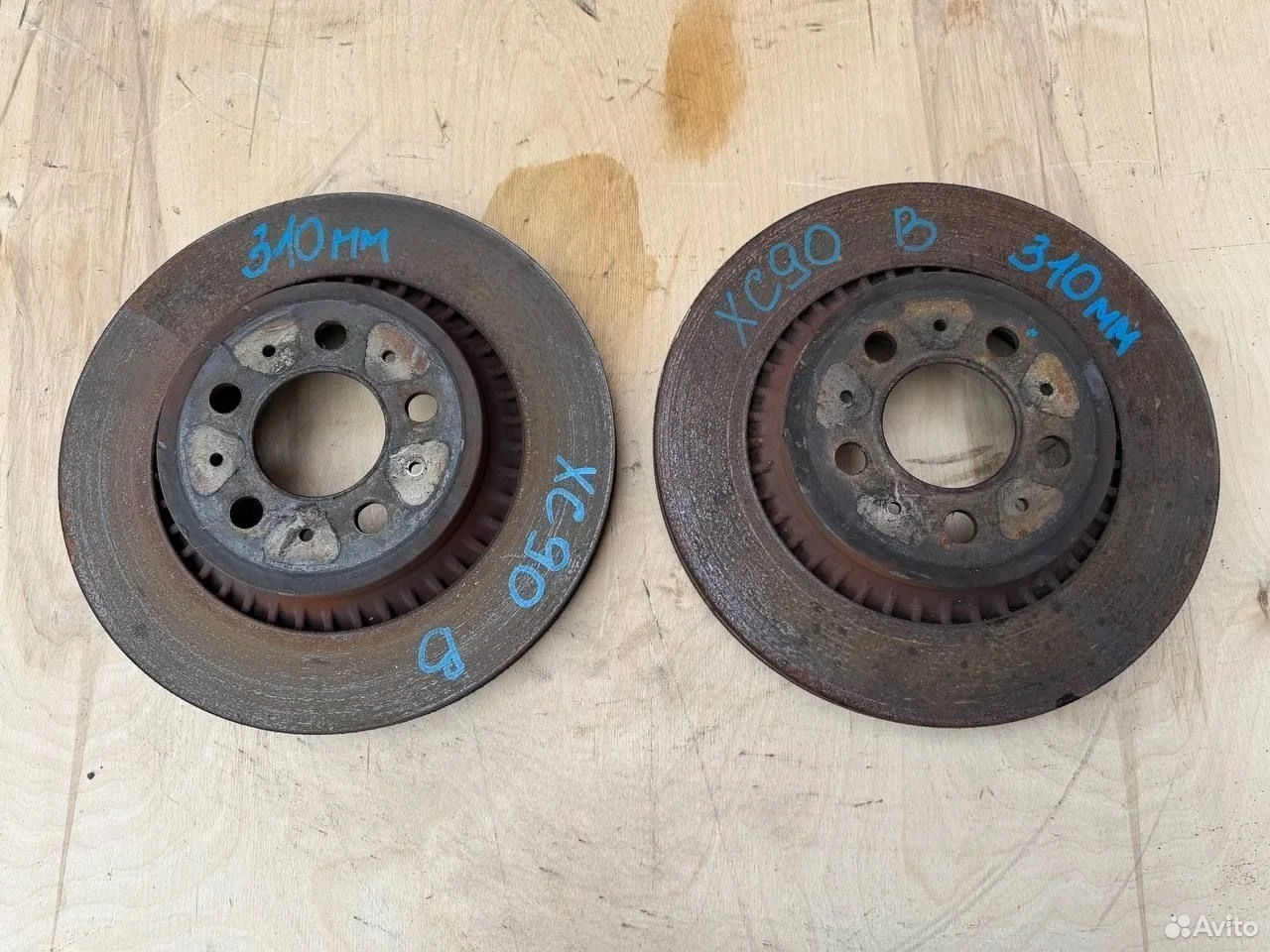 Тормозные диски задние volvo xc90 2003-2014