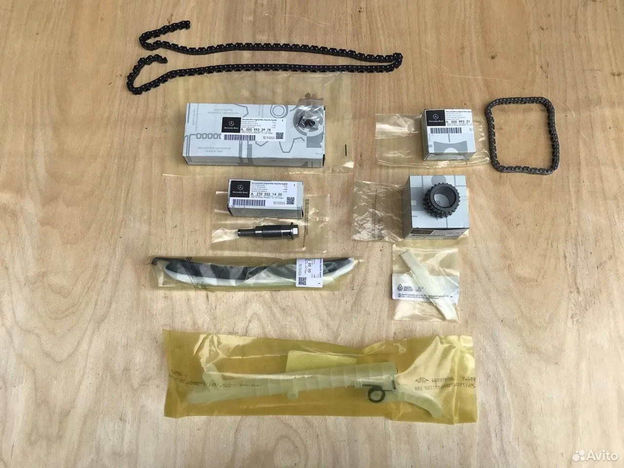 Комплект замены грм цепь mercedes m274