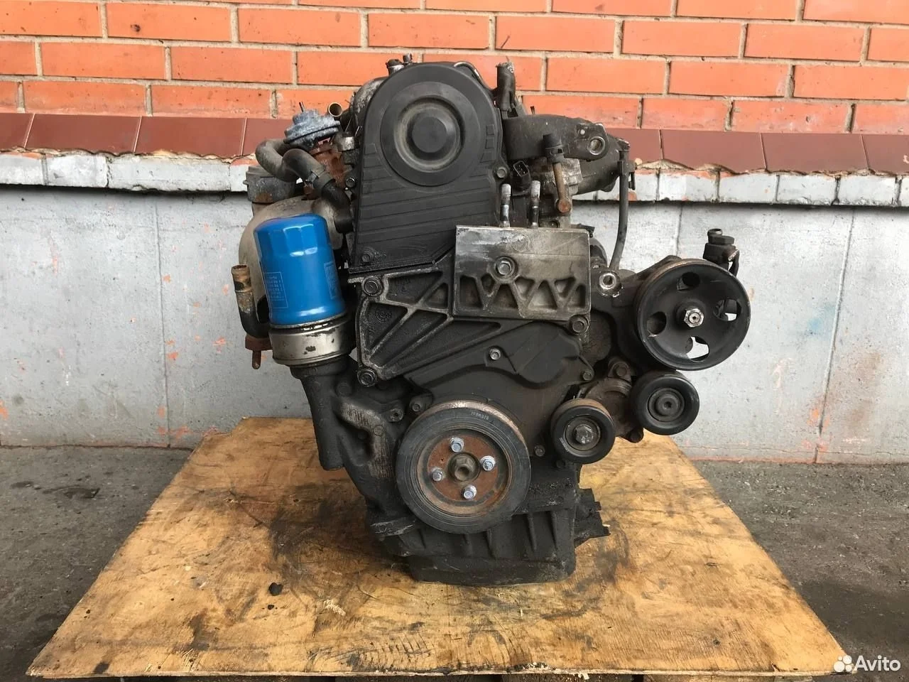 Двигатель hyundai kia d4ea elantra santa fe дизель