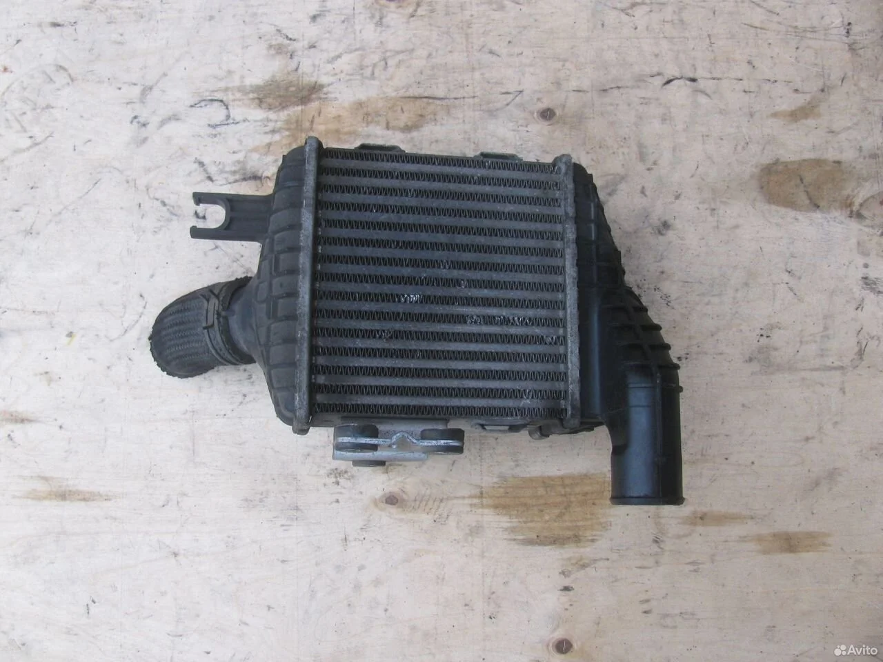 Интеркуллер hyundai tucson kia sportage d4ea