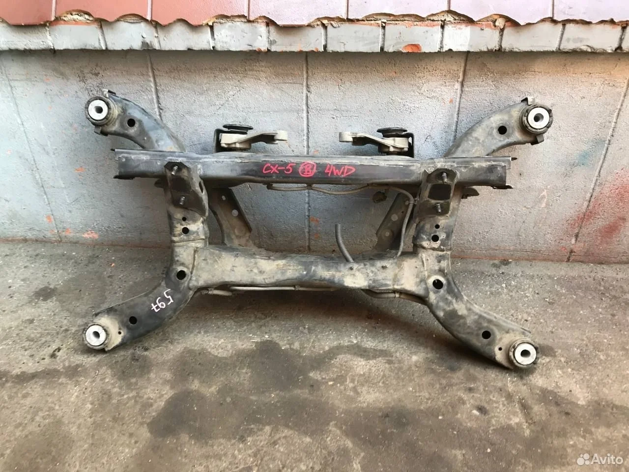 Задняя балка mazda cx-5 2011-2017 полный привод