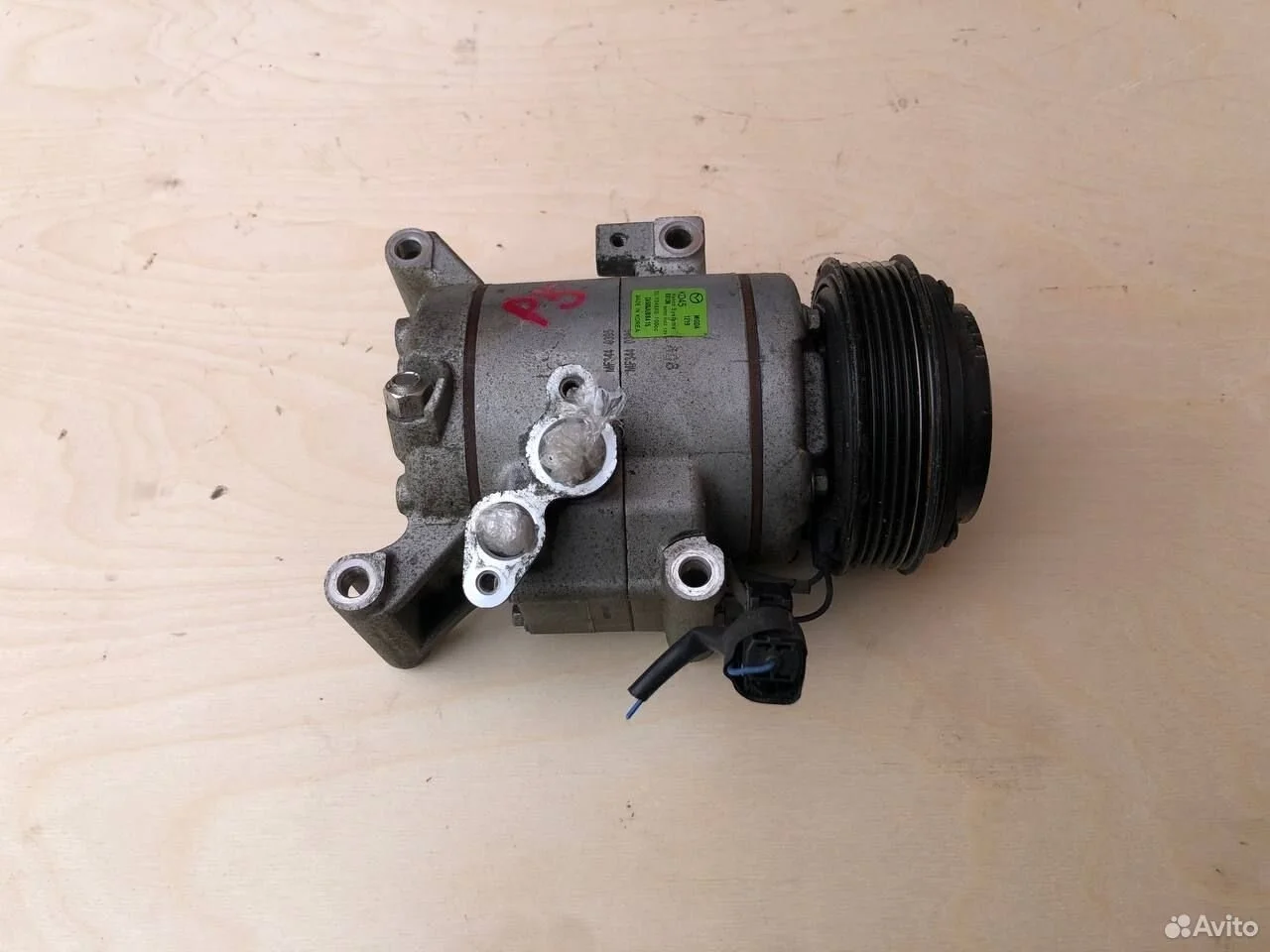 Компрессор кондиционера mazda 3 6 cx-5 py pe