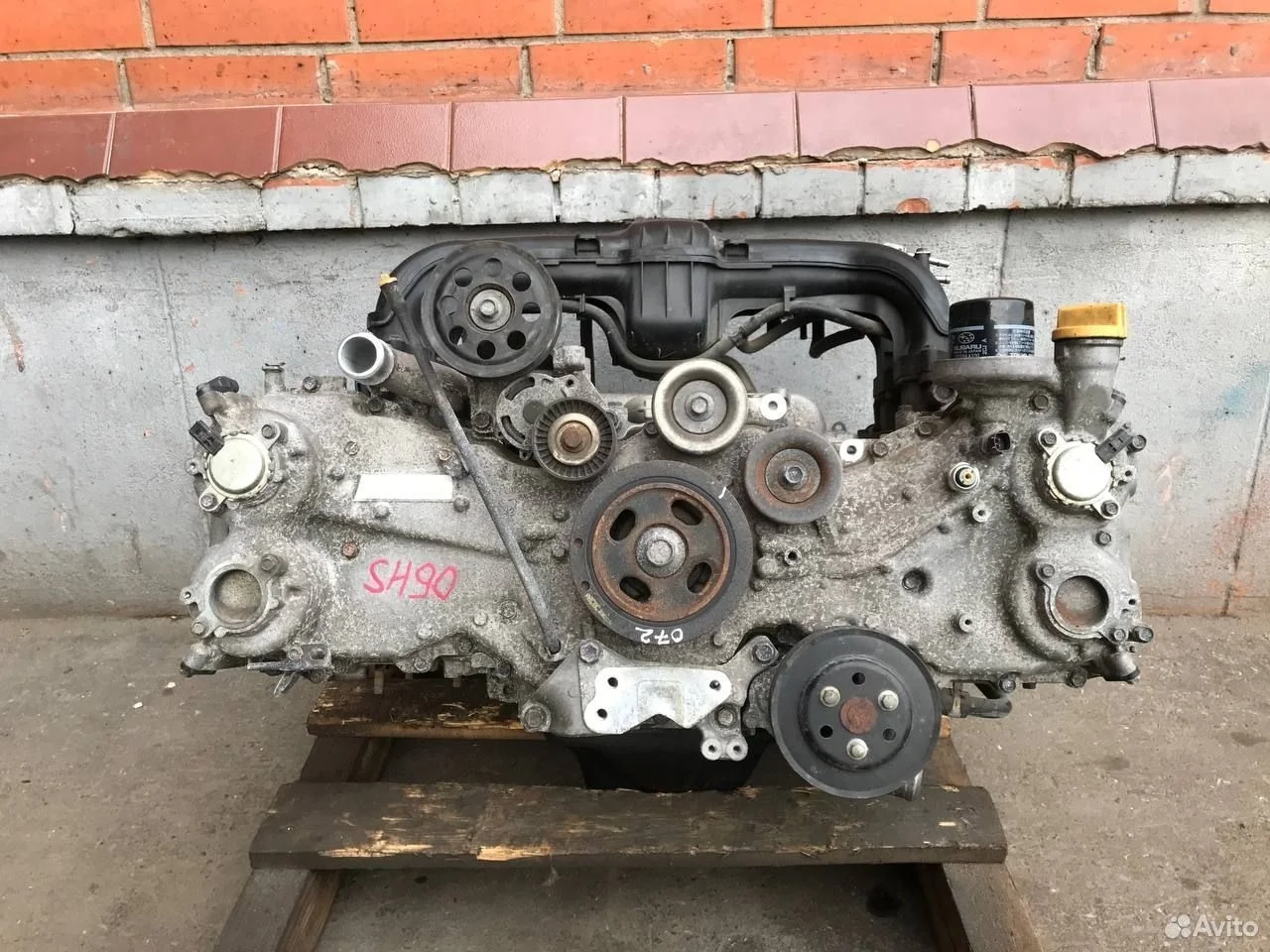 Двигатель subaru fb25 legacy outback forester