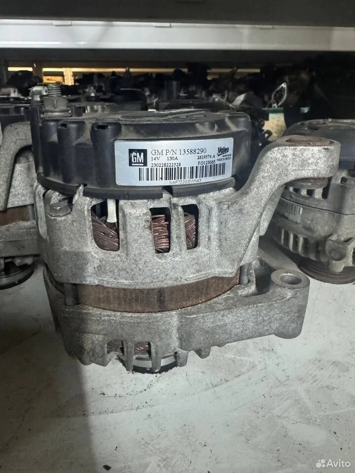 Генератор опель,шевроле 1.4л турбо