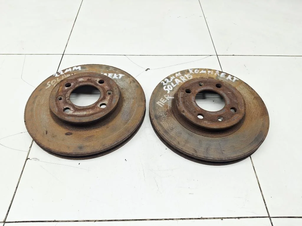 Диск тормозной передний вентилируемый Hyundai Solaris 1 2016 RB