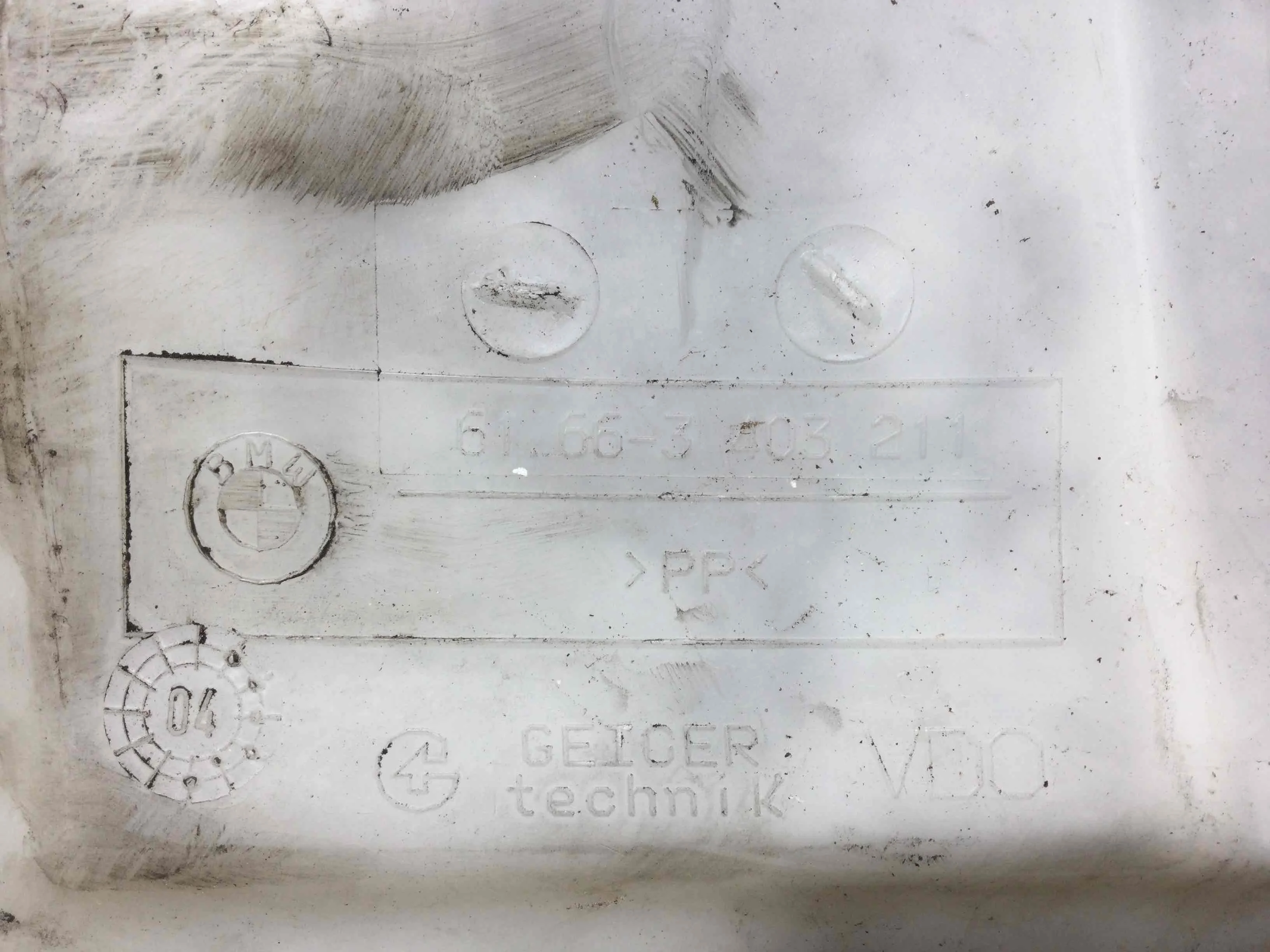 Бачок омывателя BMW X3 E83 (2003-2006) бензин 2.5 i Автомат Кроссовер