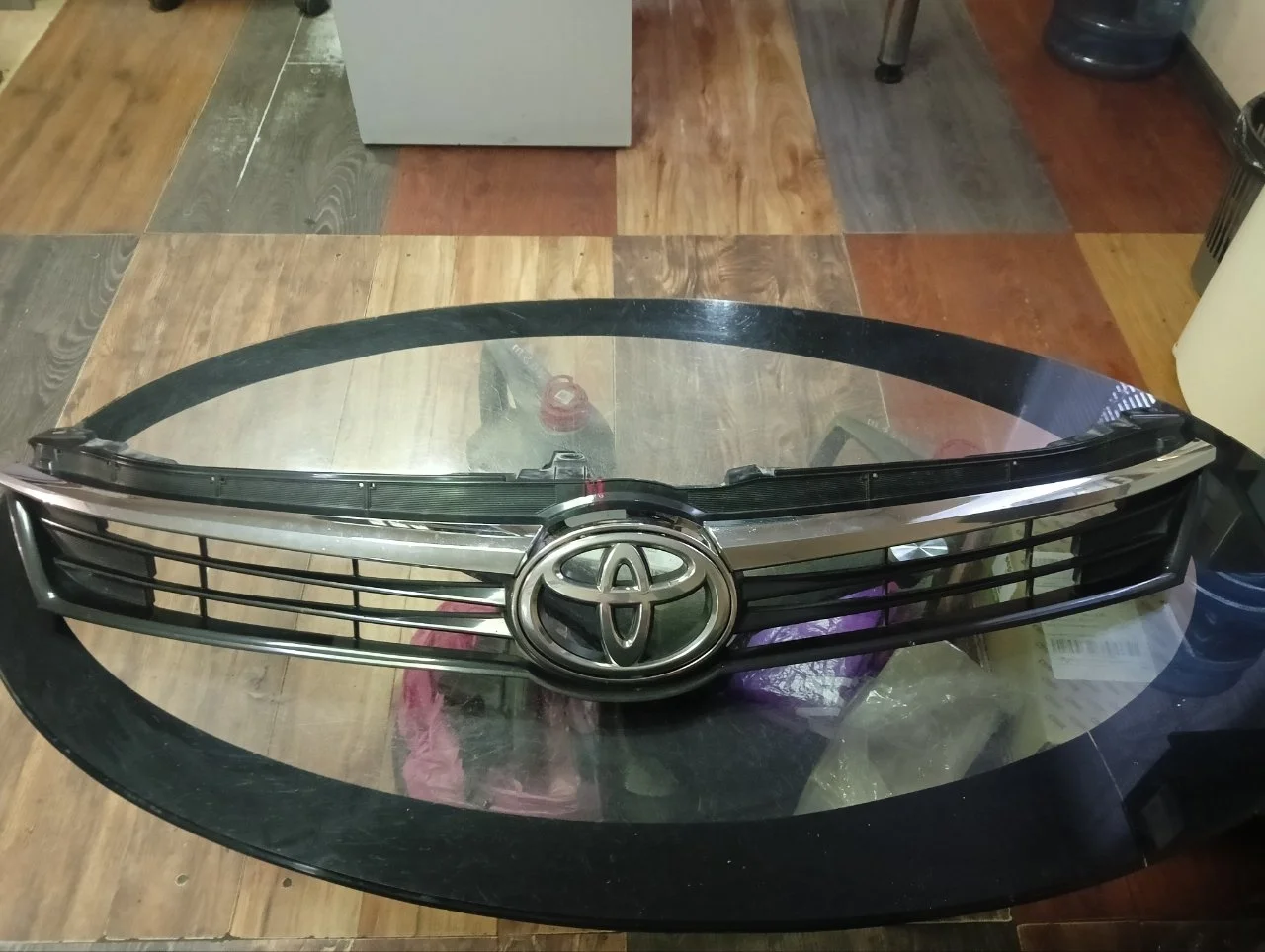 Решетка радиатора Toyota Camry 2014-2017 5310106860 55, передняя