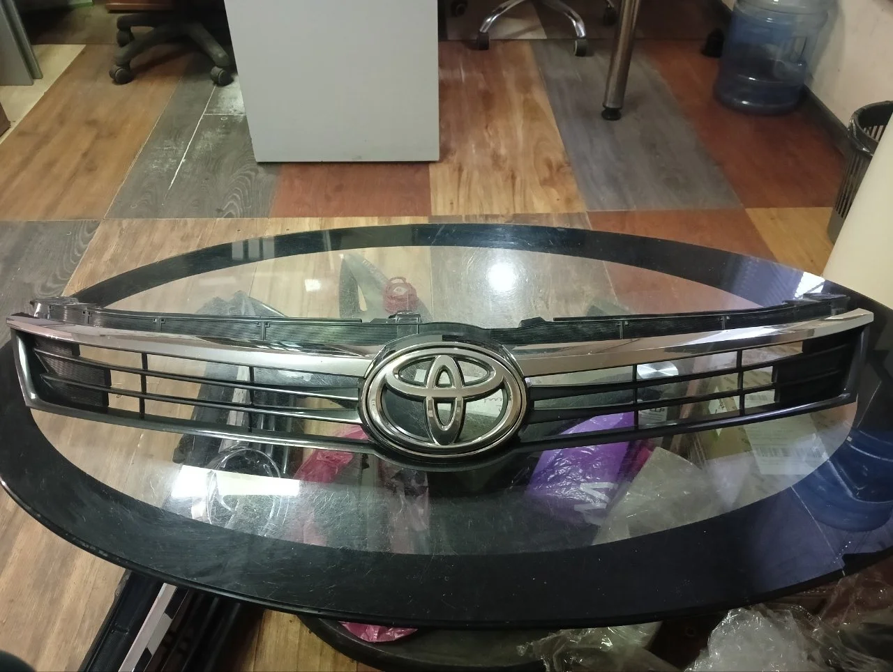 Решетка радиатора Toyota Camry 2014-2017 5310106860 55, передняя