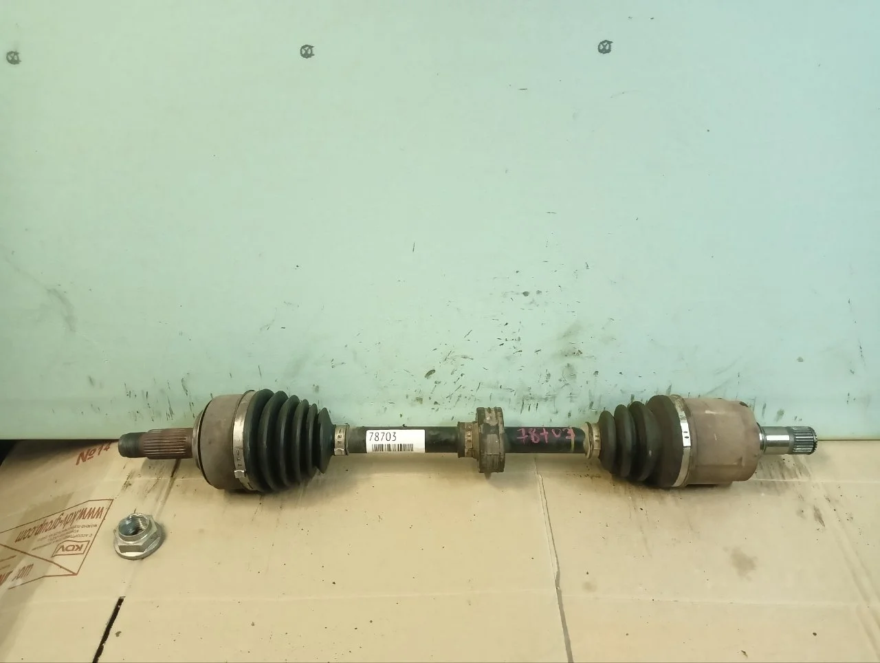 Привод Honda Accord 8 2008-2012 44306TA0A50, передний левый