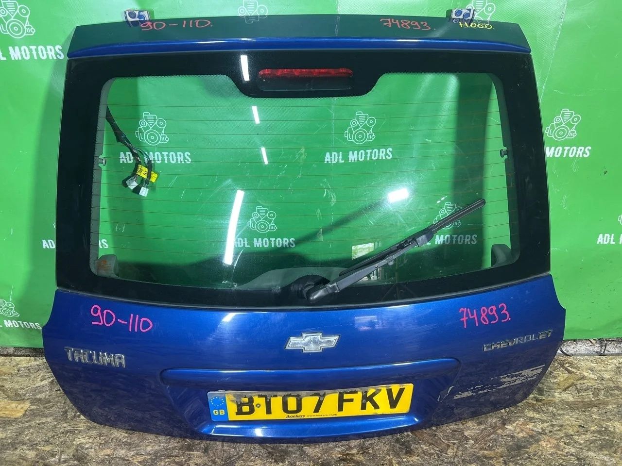 Крышка багажника Chevrolet Rezzo 2004-2008 96310303 1 A16DMS