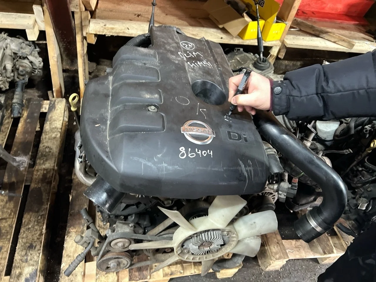 Двигатель Nissan Pathfinder 2006-2010 10102EB30A YD25 174HP В СБОРЕ