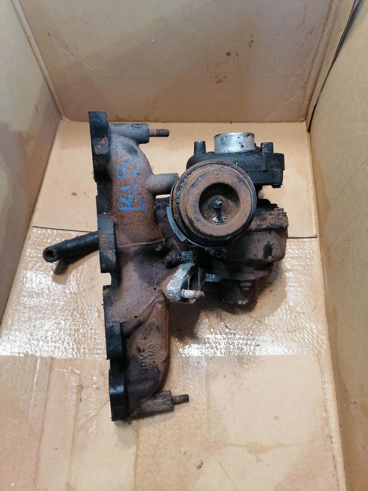 Турбокомпрессор (турбина) Audi A4 B7 (2004—2009) б.у 038145702N