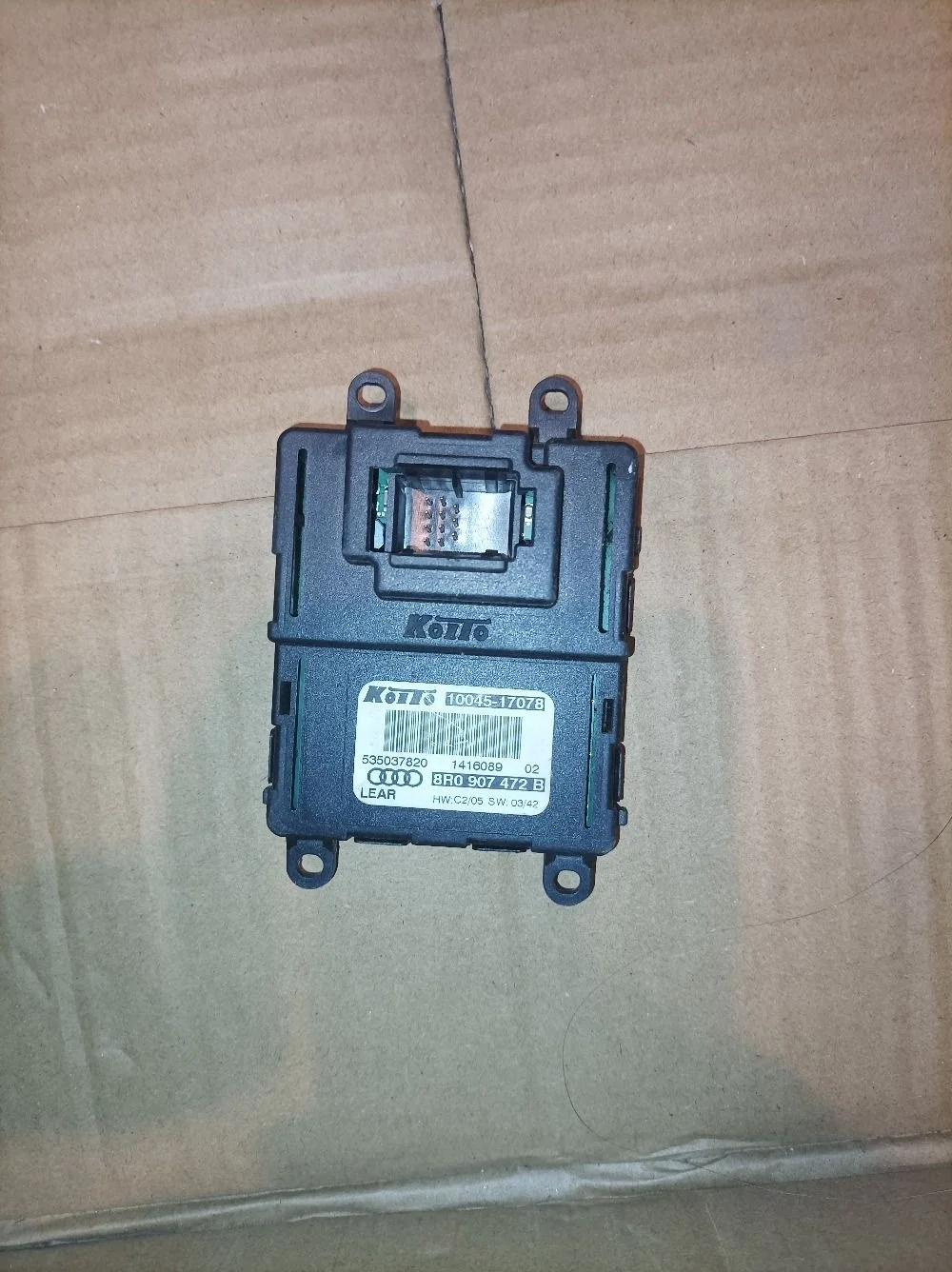 Блок управления диодными фарами Audi Q5 I (2008—2012) б.у 8r0907472b