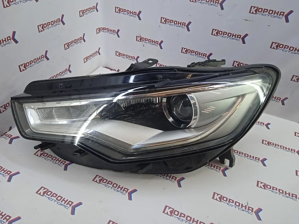 Фара ксенон Audi A6 2011-2014  C7, передняя левая Б/У В сборе оригинал мелкие потёртости царапины