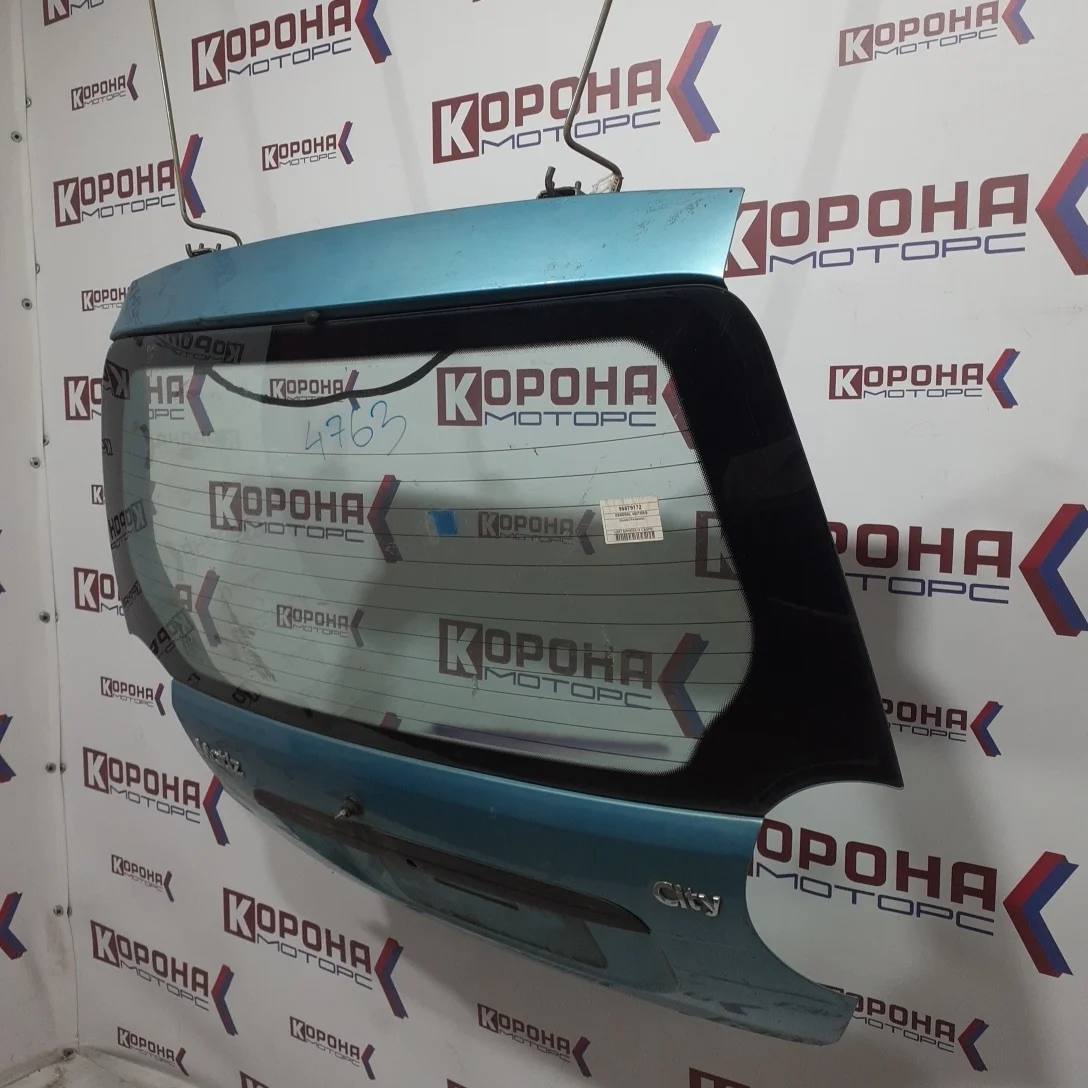 Крышка багажника Б/У В сборе цвет берюза