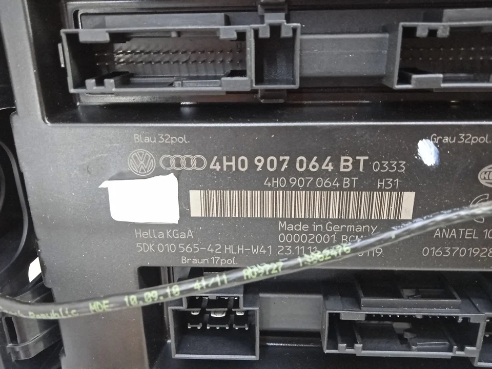 Блок комфорта Audi A6 2011 4H0907064BT C7 Б/У Оригинал