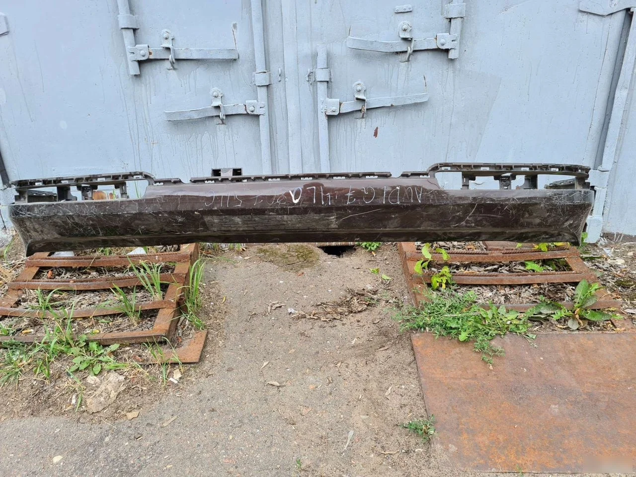 Задний бампер Audi Q7 4L рестайлинг (2009—2015)